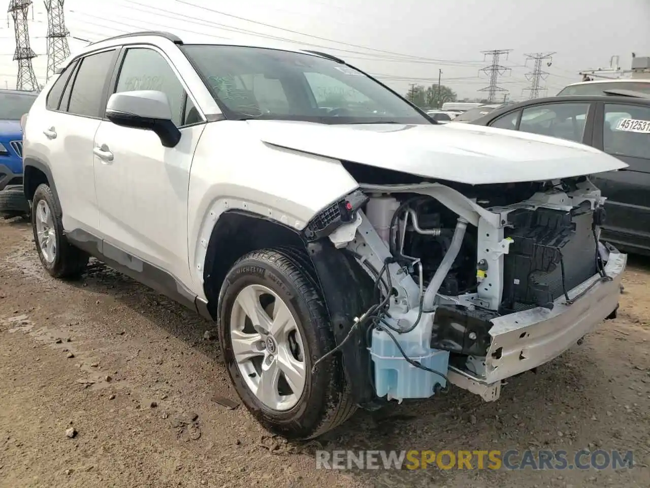 1 Photograph of a damaged car 2T3P1RFV8LW132345 TOYOTA RAV4 2020