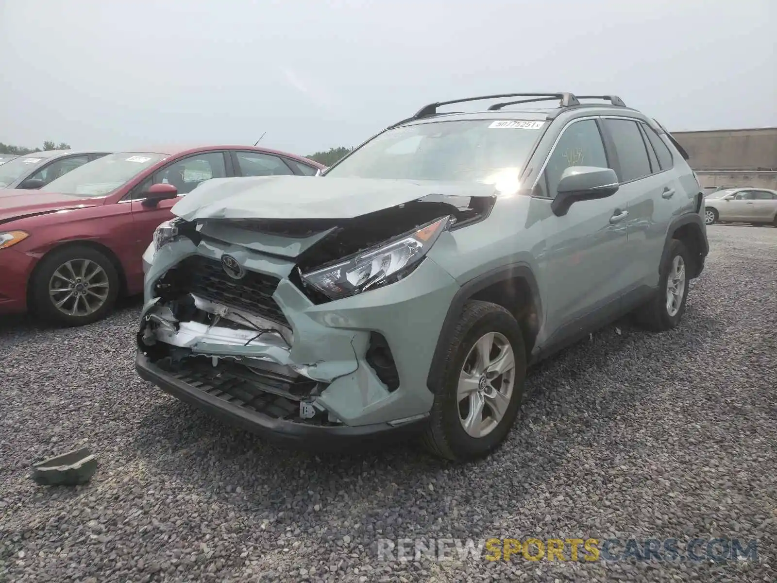 2 Фотография поврежденного автомобиля 2T3P1RFV8LW138114 TOYOTA RAV4 2020