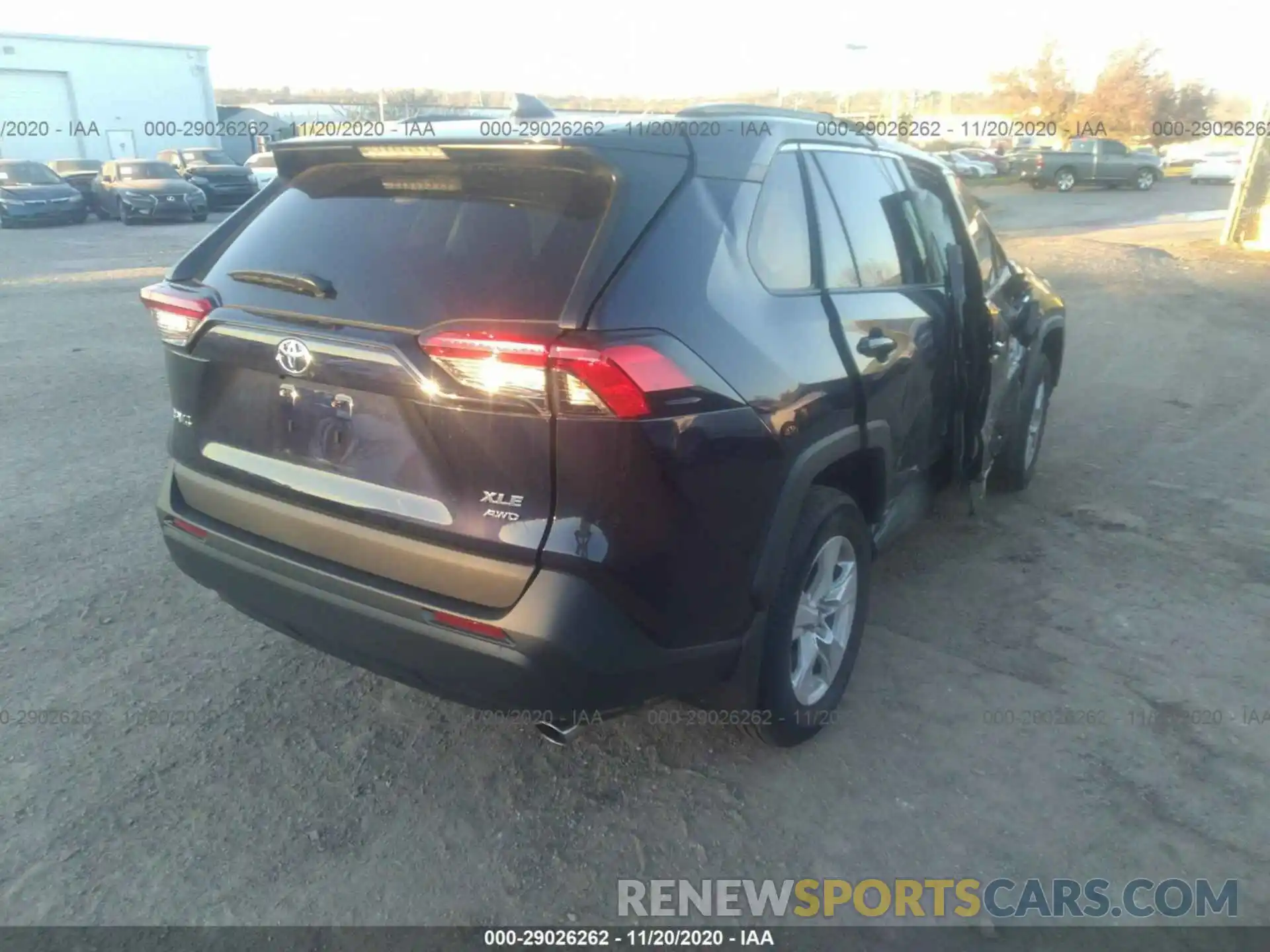 4 Photograph of a damaged car 2T3P1RFV8LW139229 TOYOTA RAV4 2020