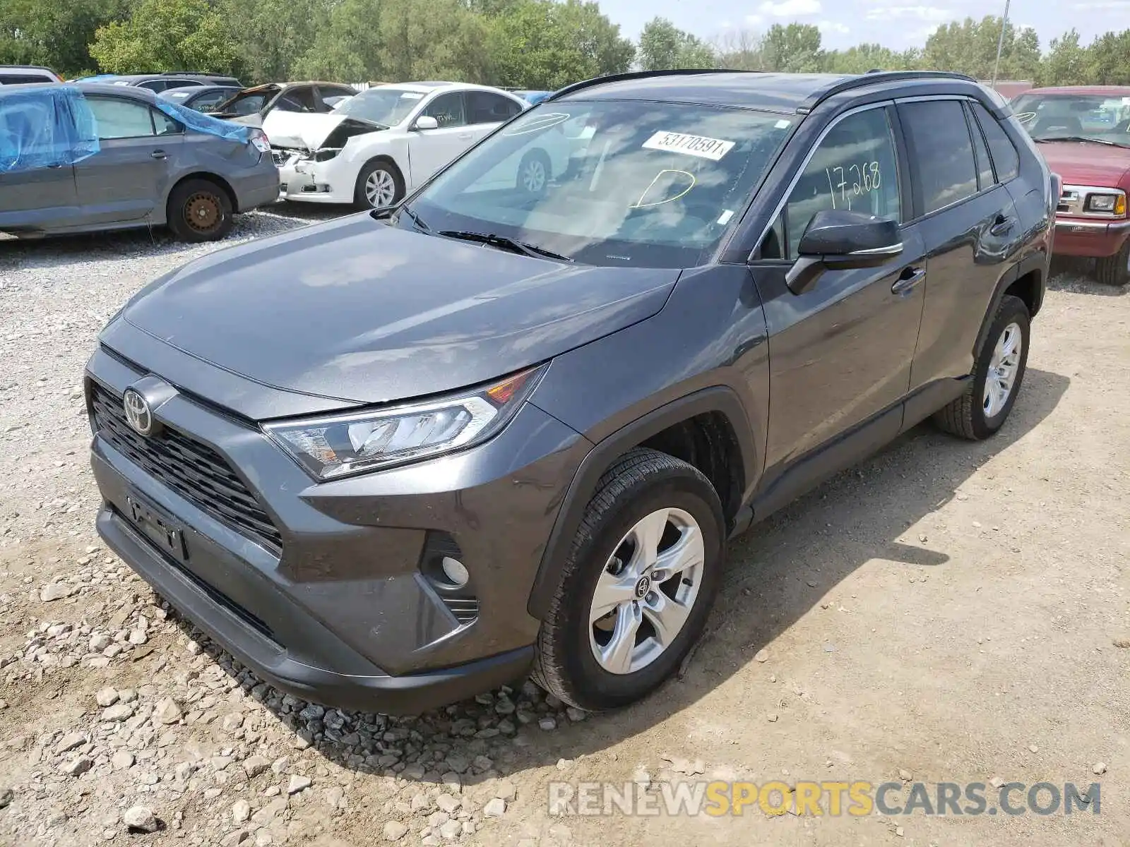 2 Фотография поврежденного автомобиля 2T3P1RFV9LC078698 TOYOTA RAV4 2020