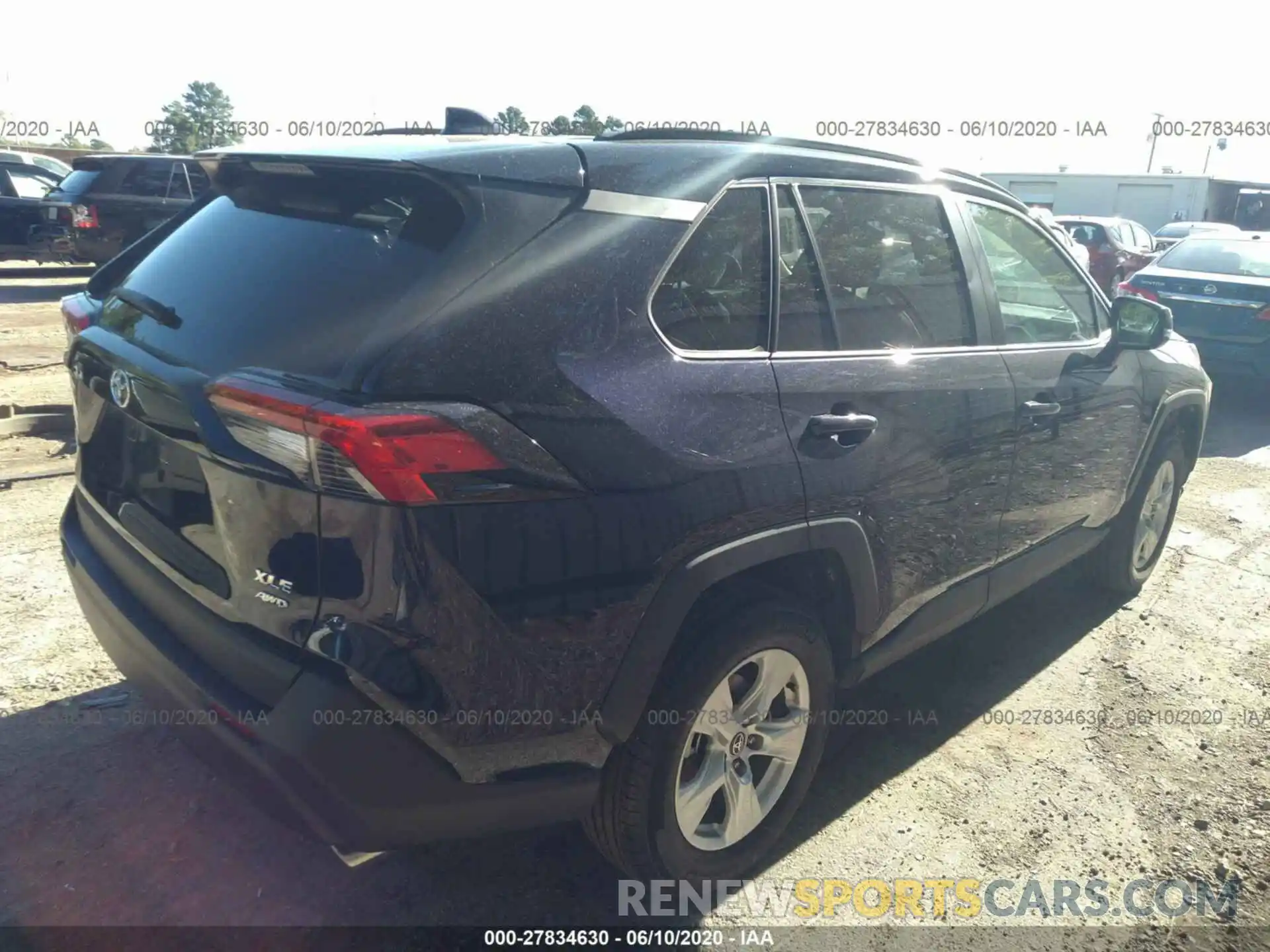 4 Photograph of a damaged car 2T3P1RFV9LC079785 TOYOTA RAV4 2020