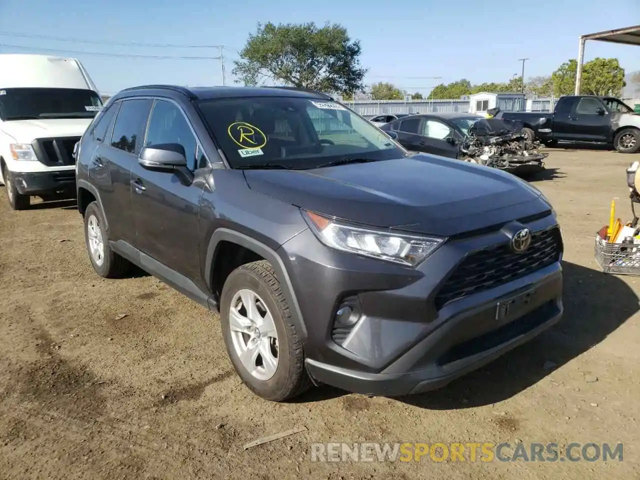 1 Photograph of a damaged car 2T3P1RFV9LC088695 TOYOTA RAV4 2020