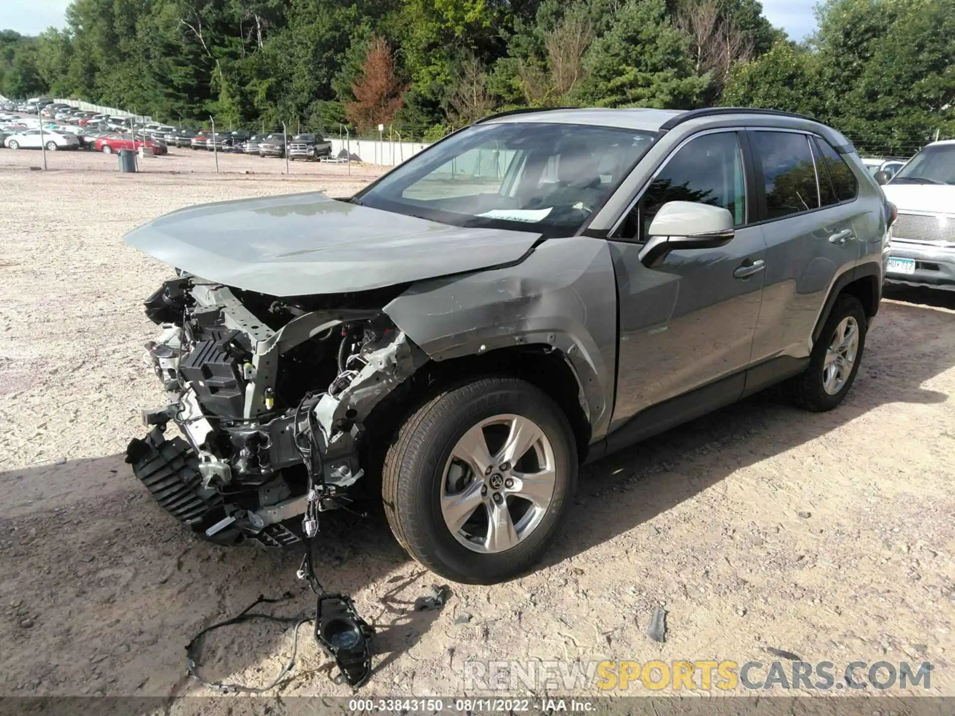 2 Фотография поврежденного автомобиля 2T3P1RFV9LC098868 TOYOTA RAV4 2020