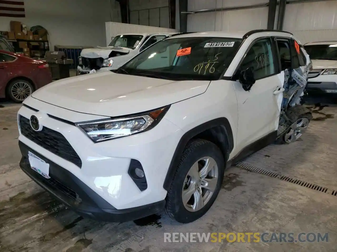 2 Photograph of a damaged car 2T3P1RFV9LC100196 TOYOTA RAV4 2020