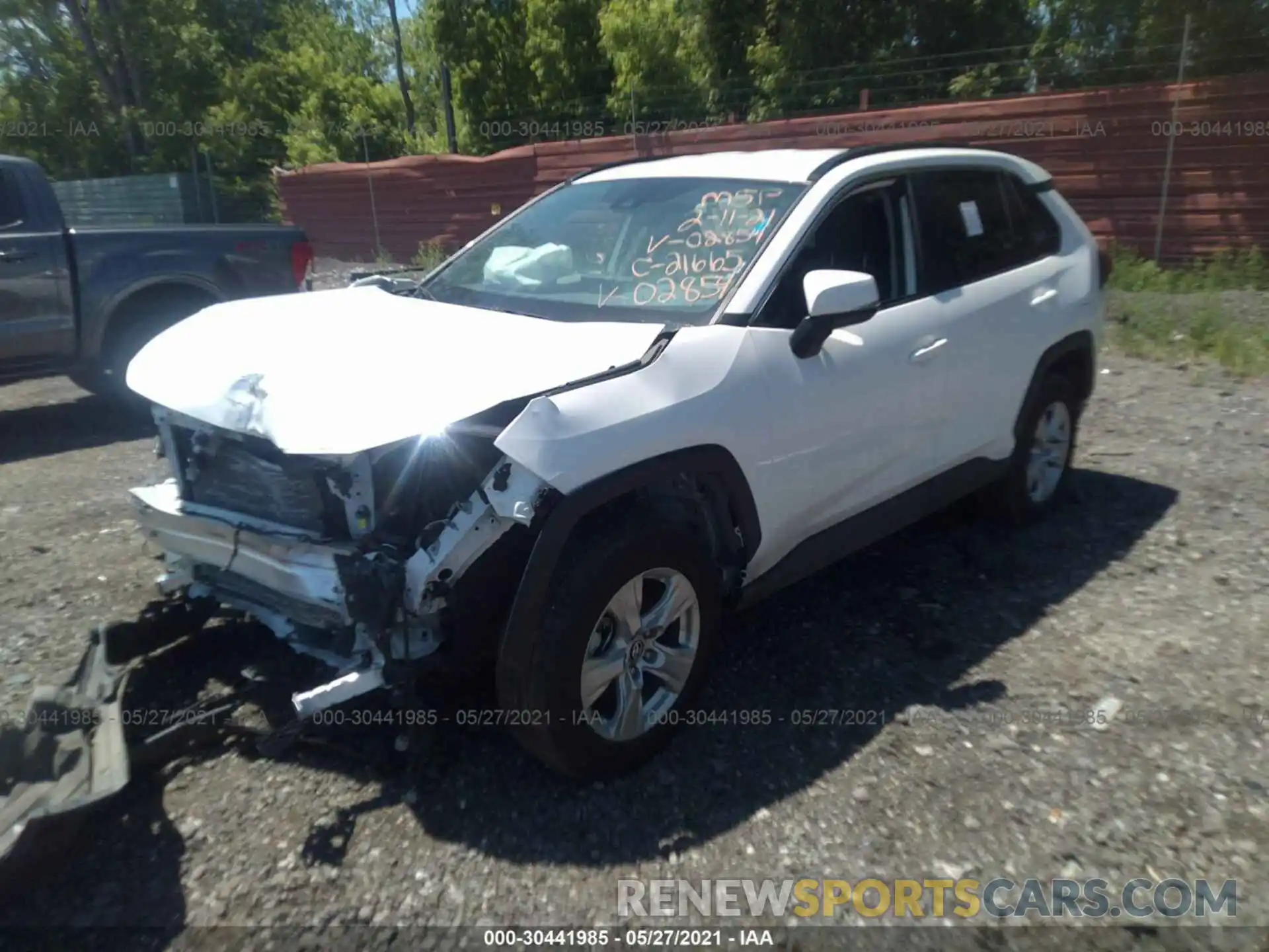 2 Photograph of a damaged car 2T3P1RFV9LC102854 TOYOTA RAV4 2020