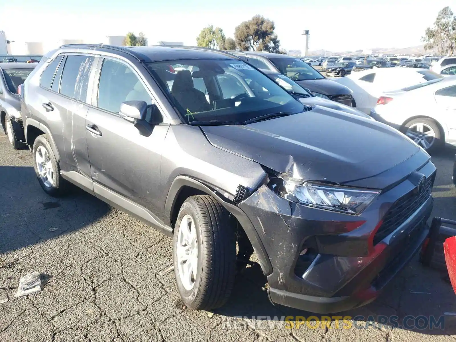 1 Photograph of a damaged car 2T3P1RFV9LC112087 TOYOTA RAV4 2020