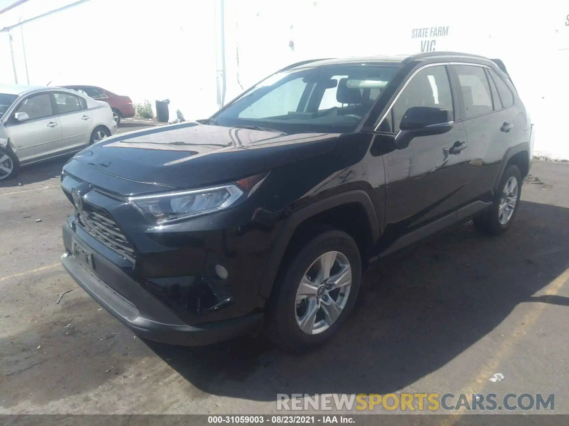 2 Фотография поврежденного автомобиля 2T3P1RFV9LC121520 TOYOTA RAV4 2020