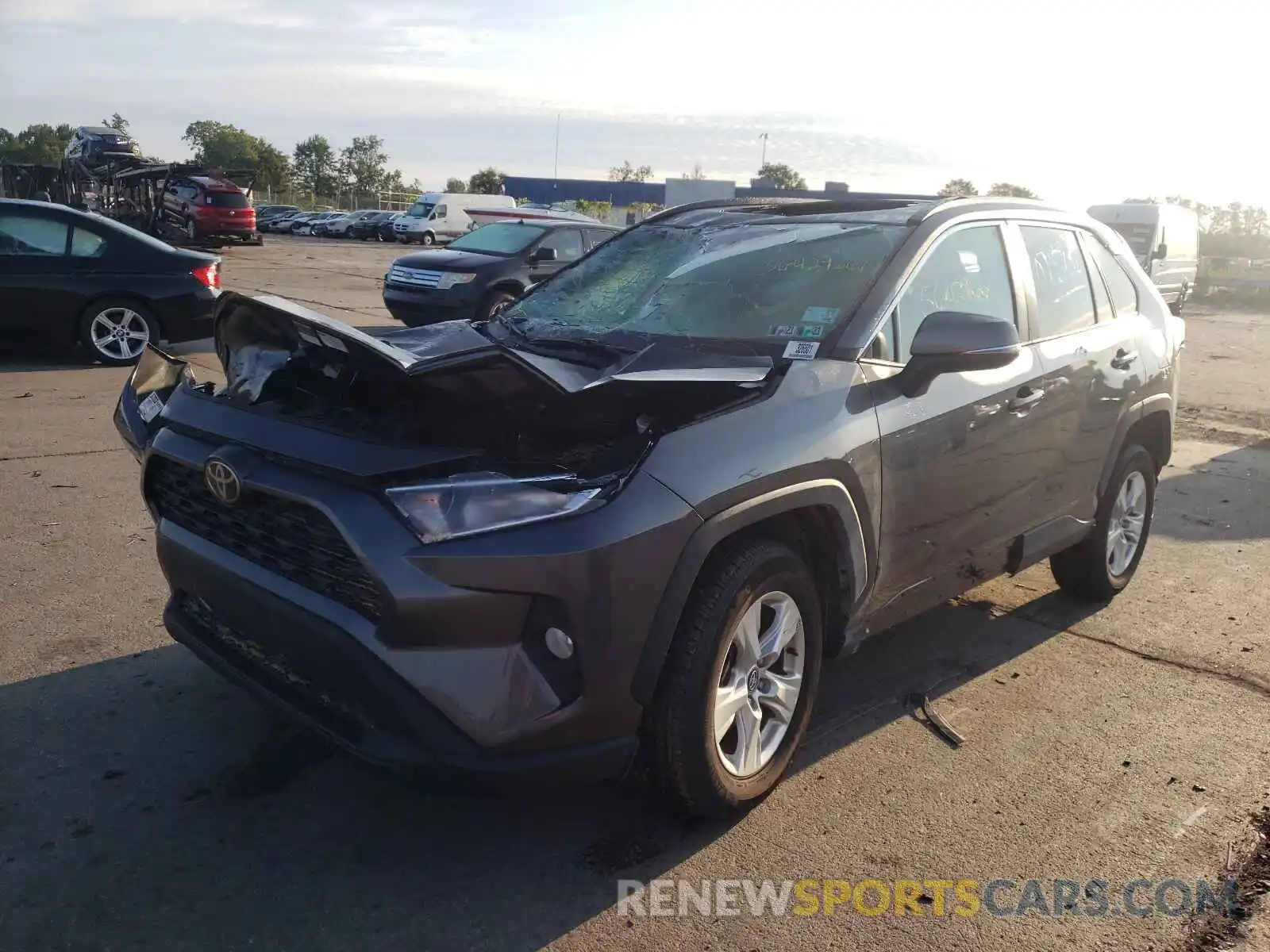 2 Photograph of a damaged car 2T3P1RFV9LC128371 TOYOTA RAV4 2020