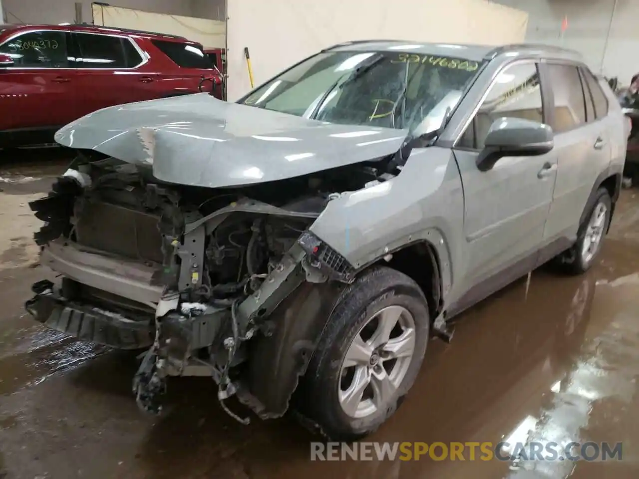 2 Photograph of a damaged car 2T3P1RFV9LC137877 TOYOTA RAV4 2020