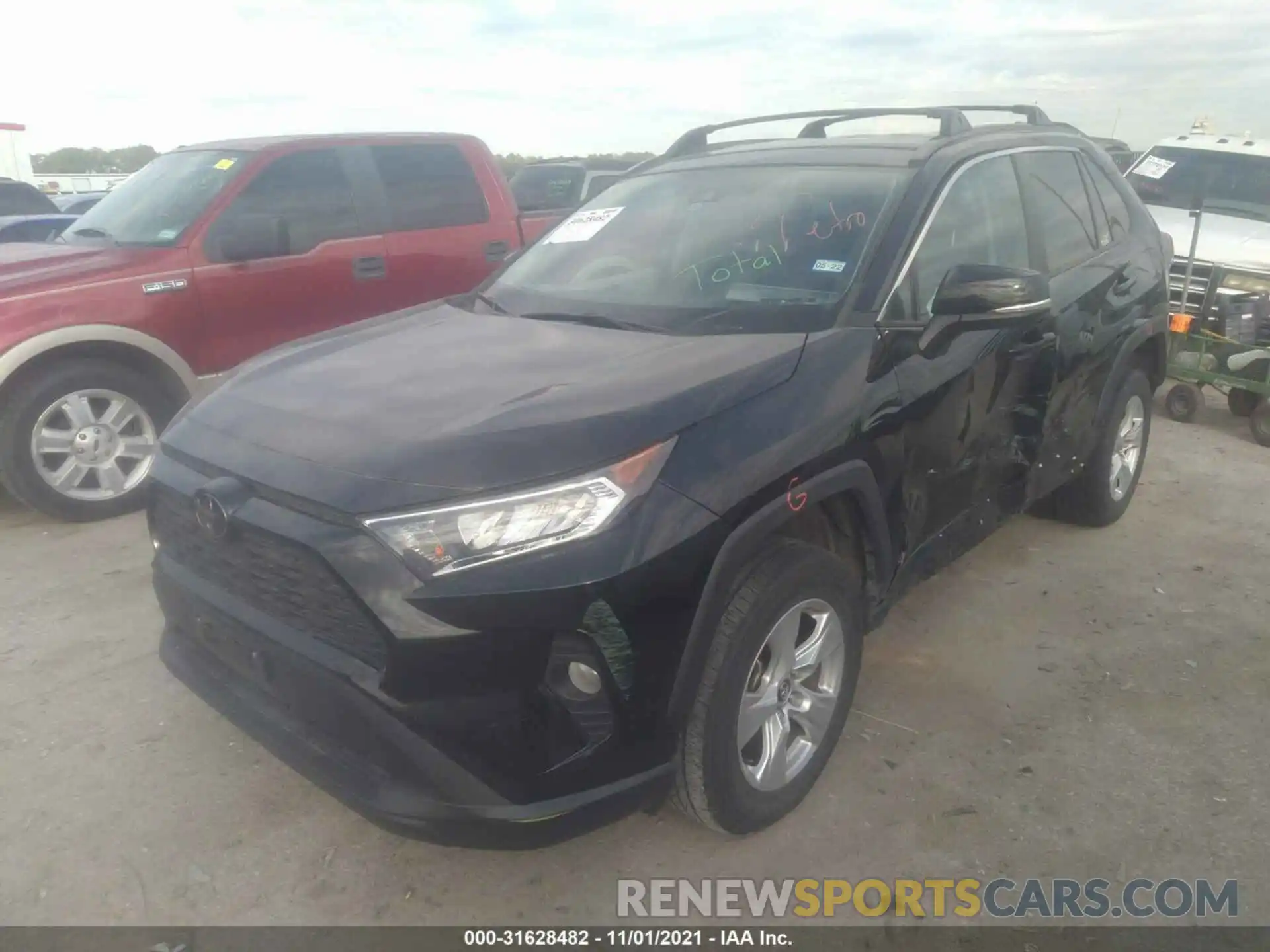 2 Фотография поврежденного автомобиля 2T3P1RFV9LW086332 TOYOTA RAV4 2020