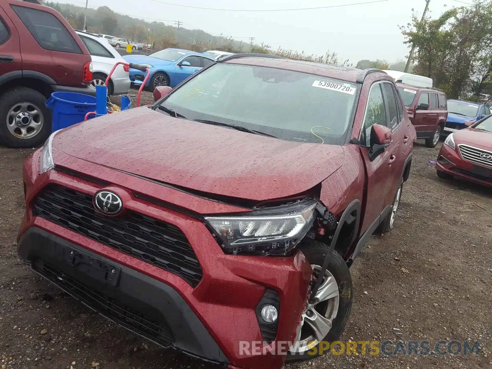 2 Photograph of a damaged car 2T3P1RFV9LW087853 TOYOTA RAV4 2020