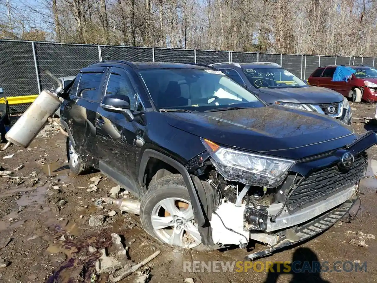 1 Photograph of a damaged car 2T3P1RFV9LW120141 TOYOTA RAV4 2020