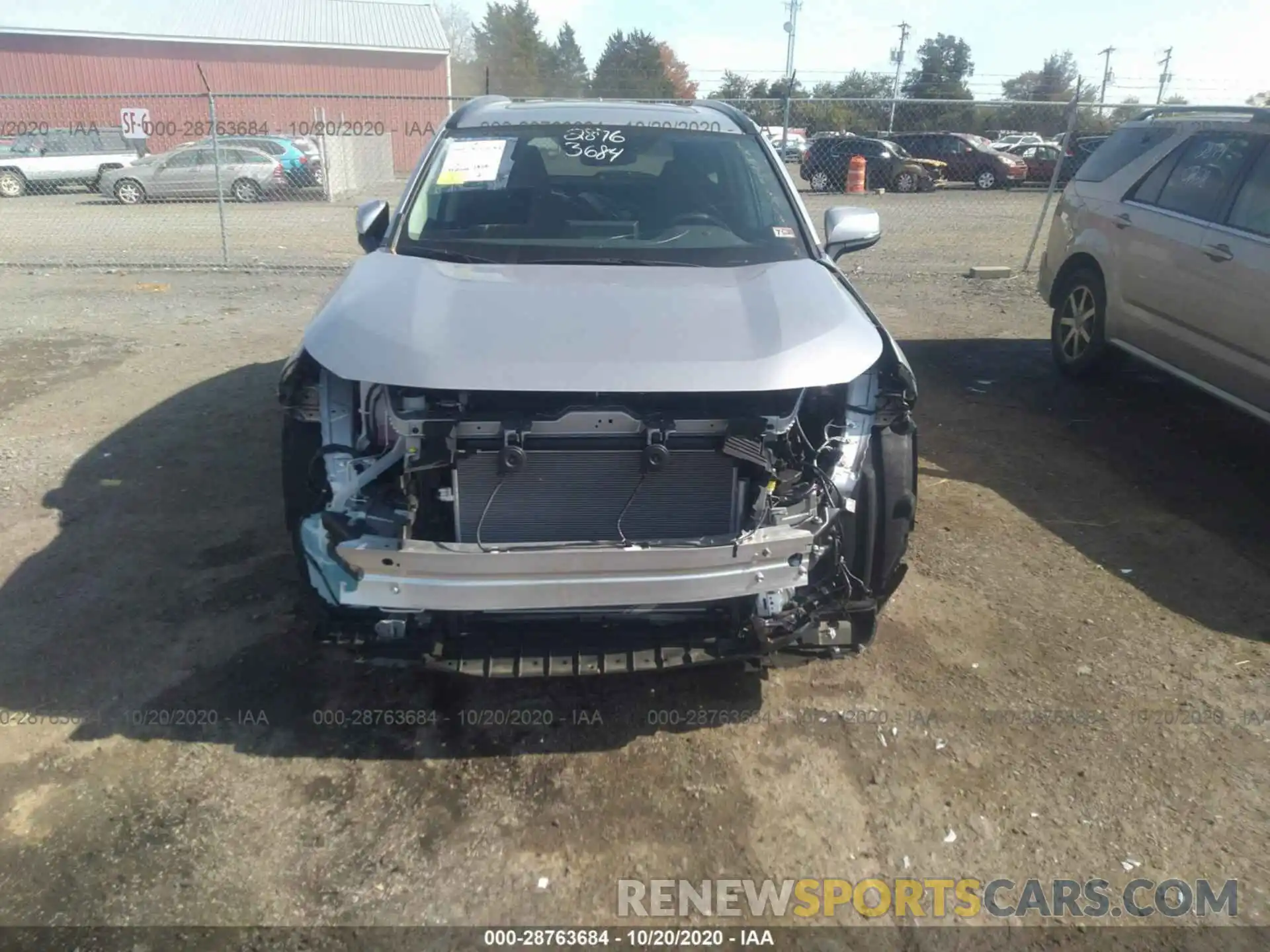 6 Photograph of a damaged car 2T3P1RFV9LW122231 TOYOTA RAV4 2020