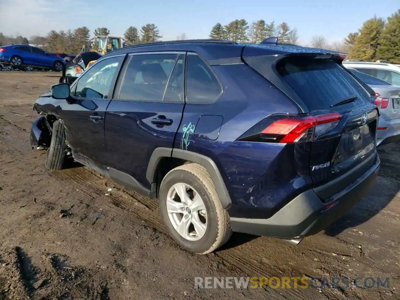 3 Фотография поврежденного автомобиля 2T3P1RFV9LW135772 TOYOTA RAV4 2020