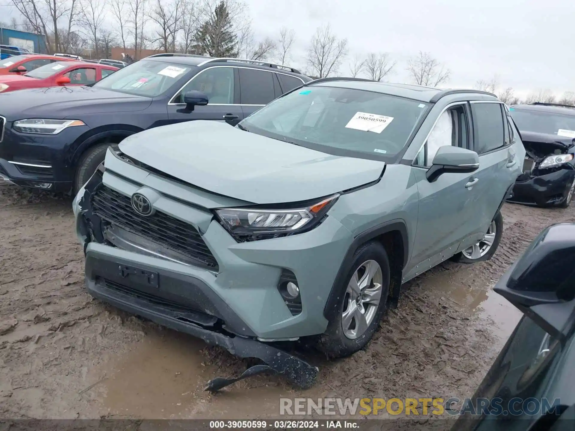 2 Photograph of a damaged car 2T3P1RFVXLC086907 TOYOTA RAV4 2020