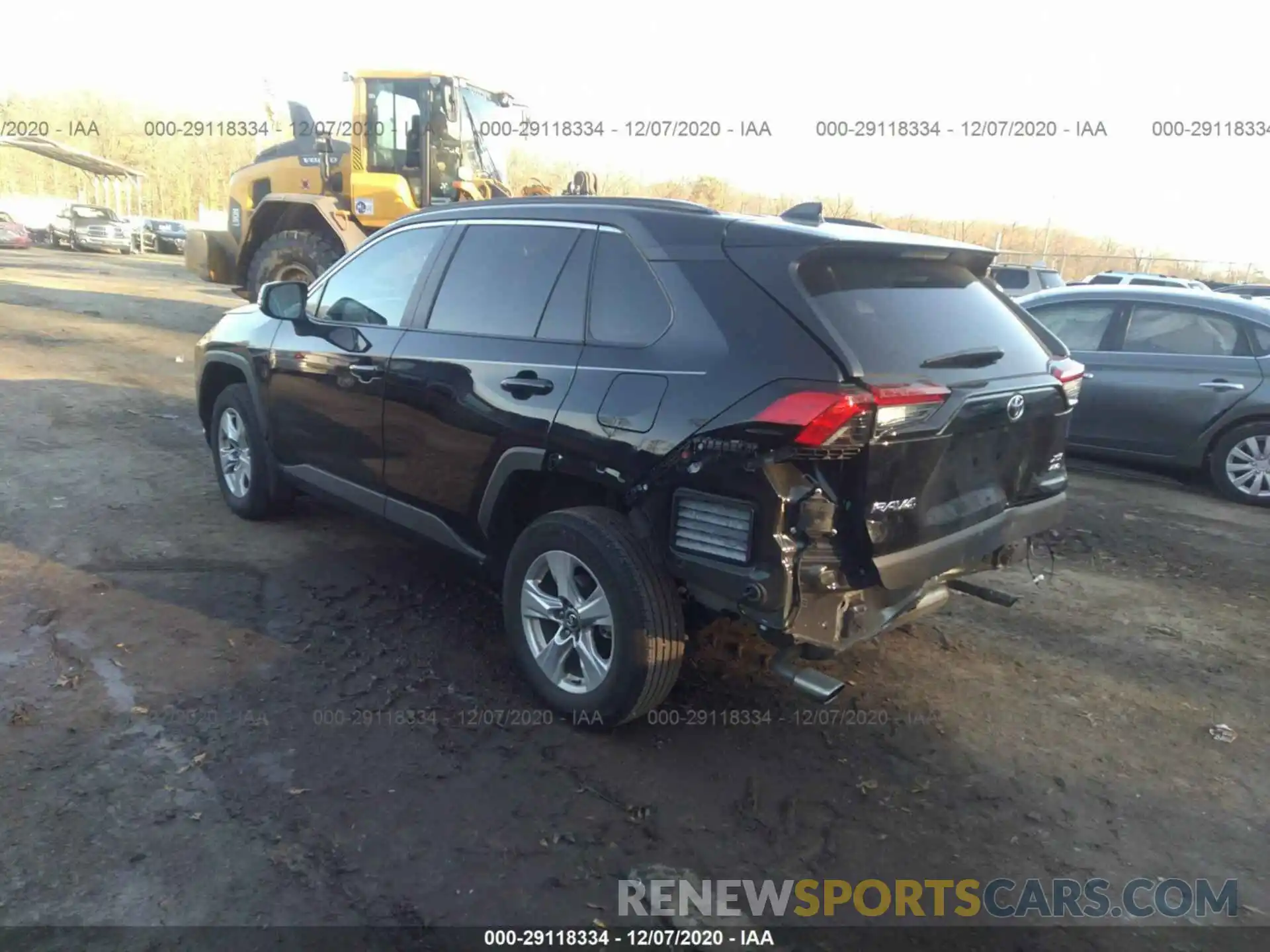 3 Фотография поврежденного автомобиля 2T3P1RFVXLC090536 TOYOTA RAV4 2020