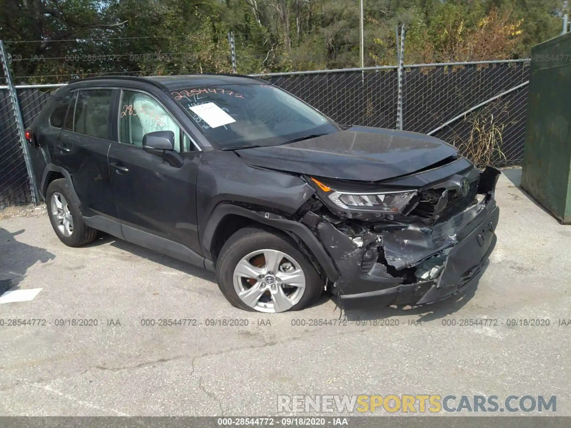 1 Photograph of a damaged car 2T3P1RFVXLC093274 TOYOTA RAV4 2020