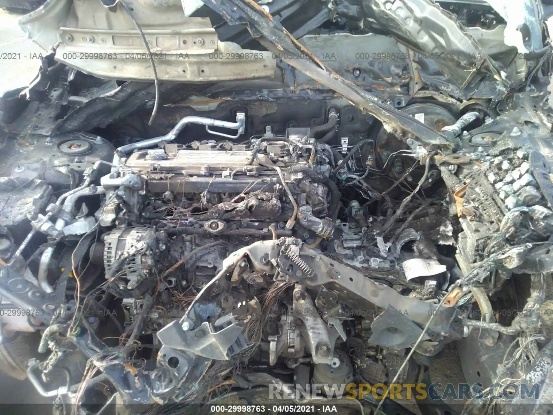 10 Фотография поврежденного автомобиля 2T3P1RFVXLC099057 TOYOTA RAV4 2020