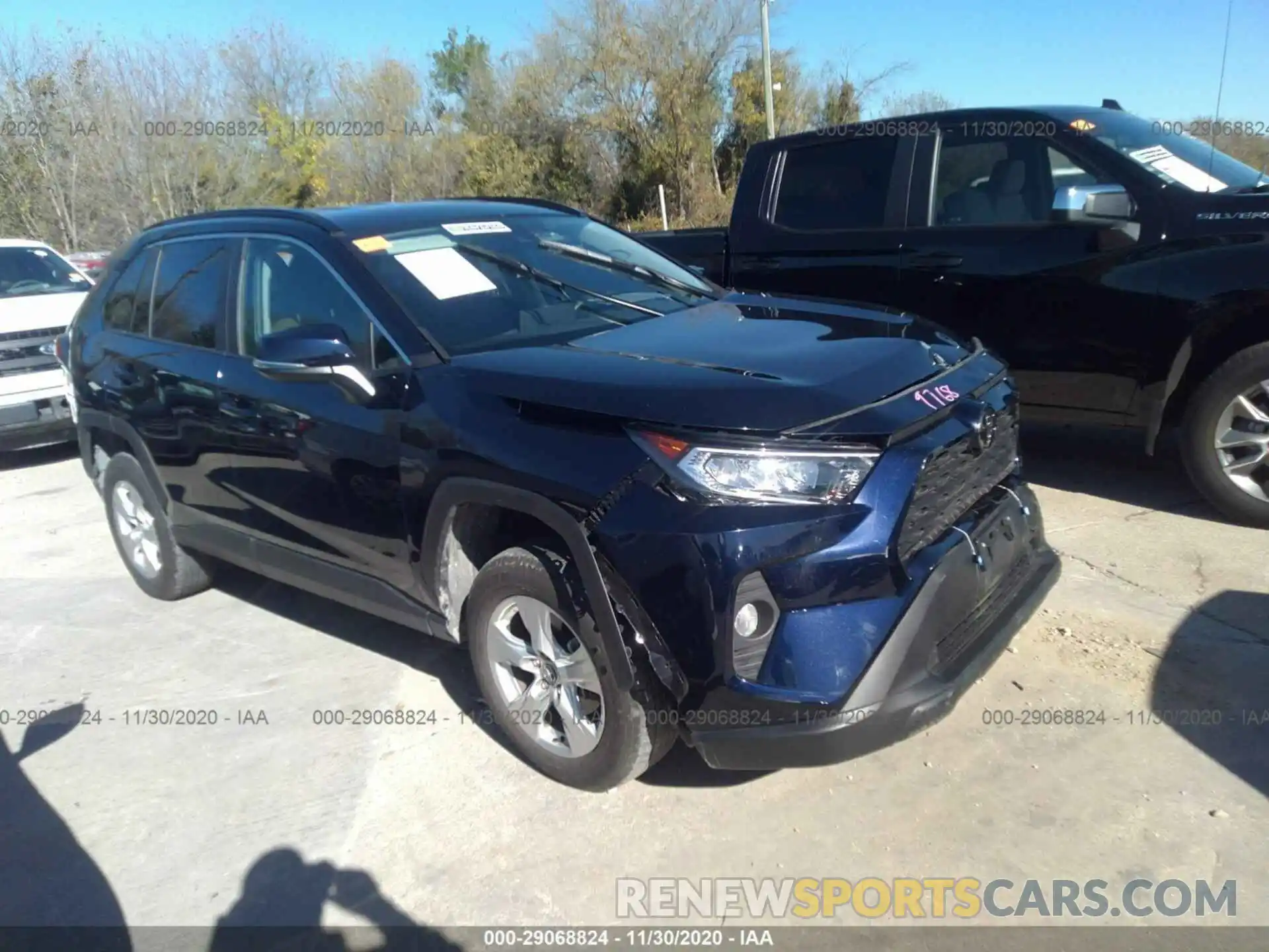 1 Photograph of a damaged car 2T3P1RFVXLC099768 TOYOTA RAV4 2020