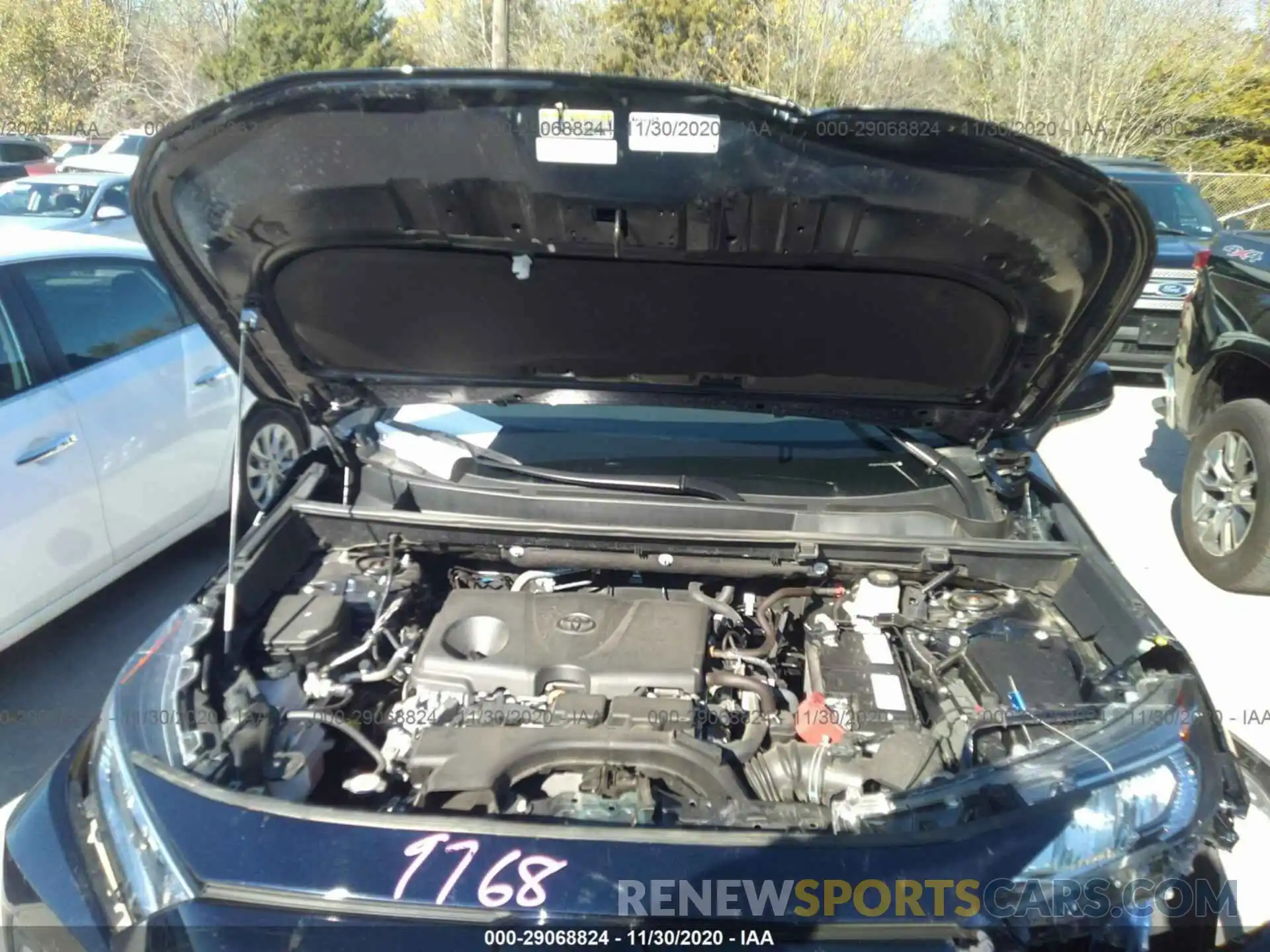 10 Photograph of a damaged car 2T3P1RFVXLC099768 TOYOTA RAV4 2020