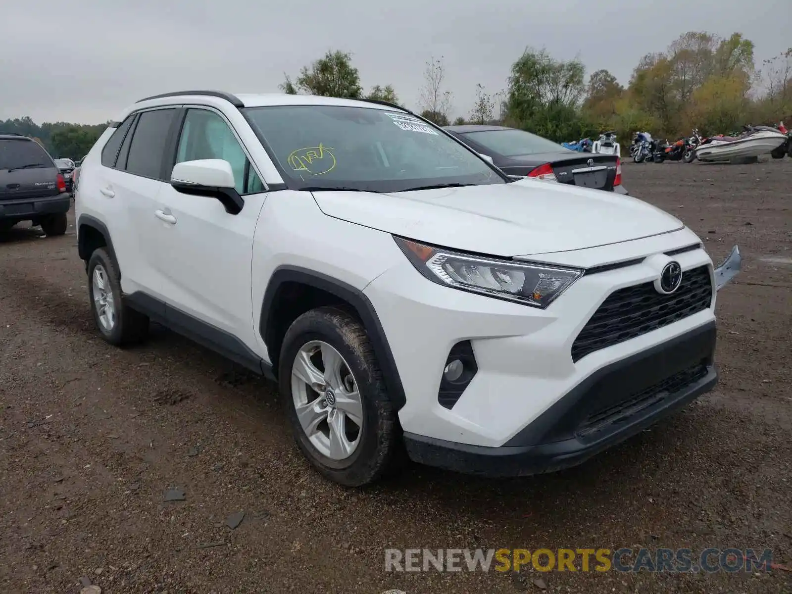 1 Photograph of a damaged car 2T3P1RFVXLC102491 TOYOTA RAV4 2020