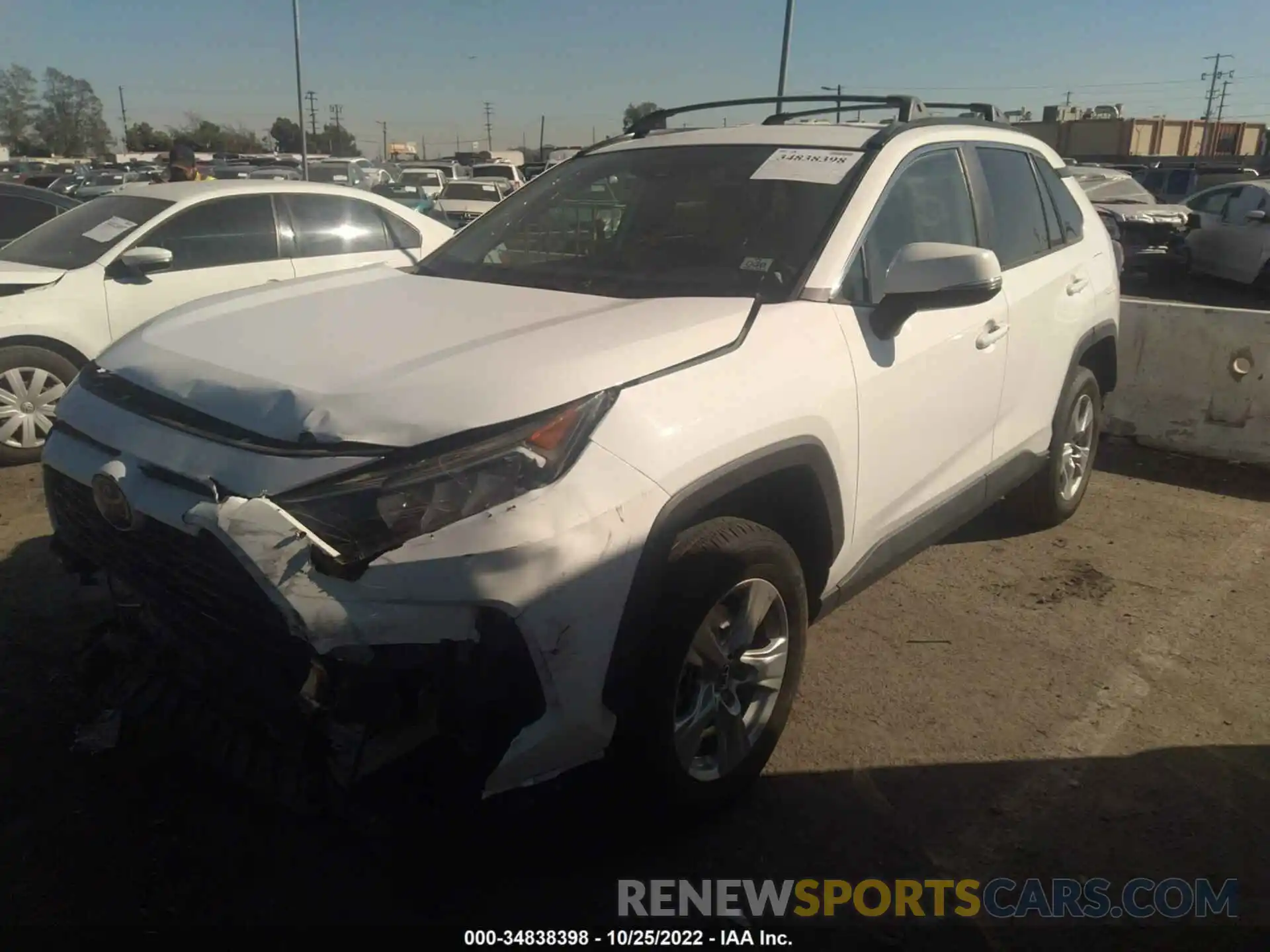 2 Фотография поврежденного автомобиля 2T3P1RFVXLC103334 TOYOTA RAV4 2020