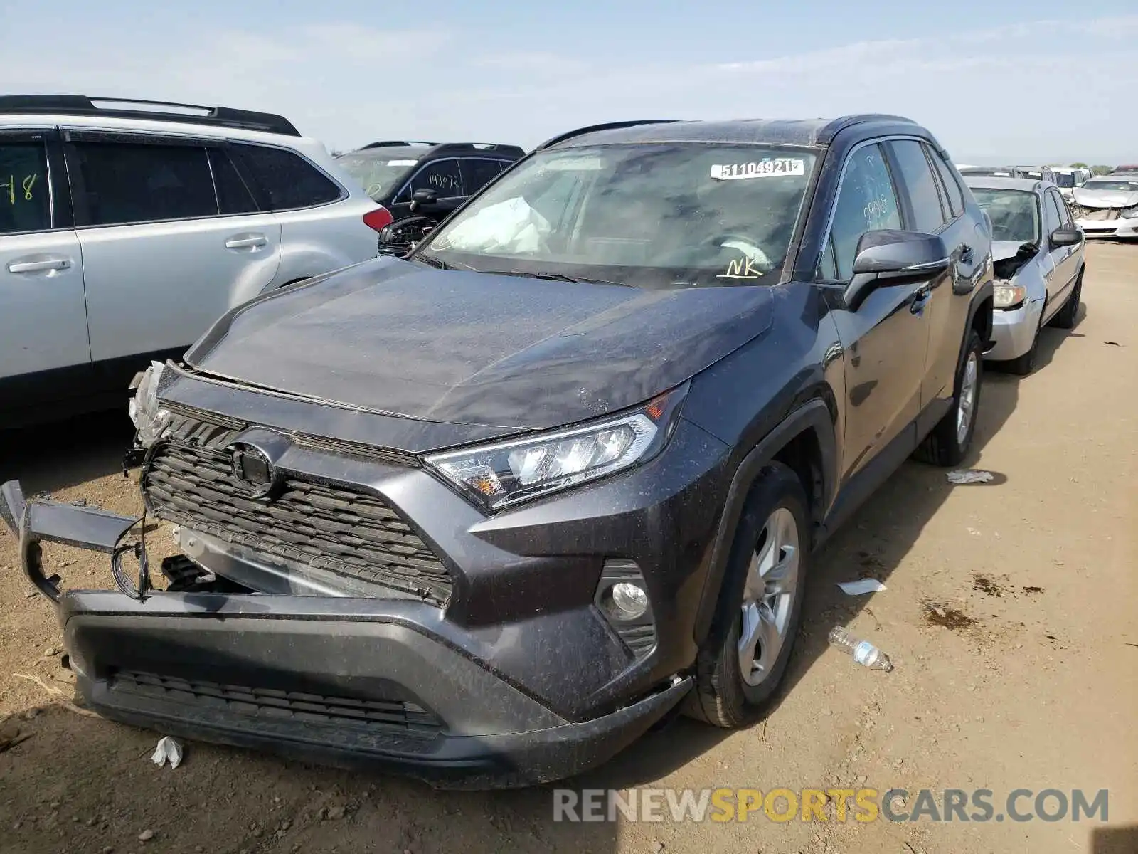 2 Photograph of a damaged car 2T3P1RFVXLC105391 TOYOTA RAV4 2020