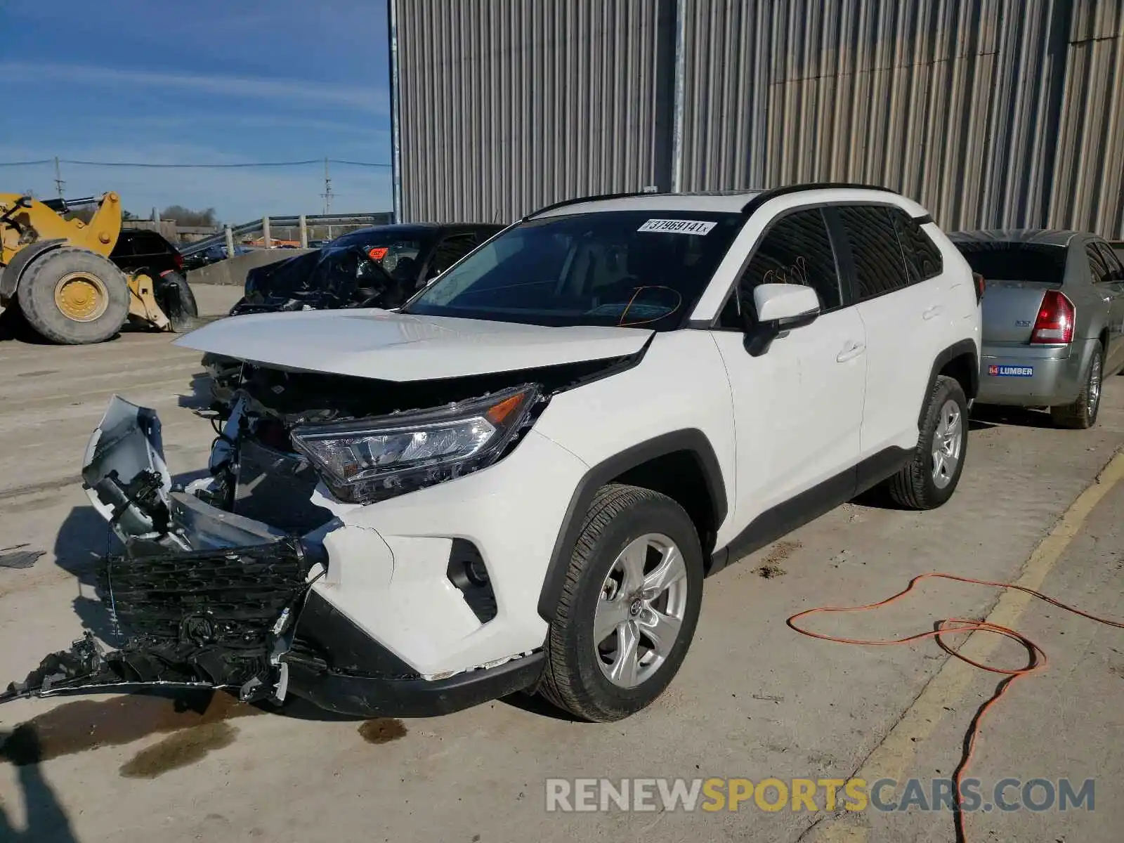 2 Photograph of a damaged car 2T3P1RFVXLC106945 TOYOTA RAV4 2020