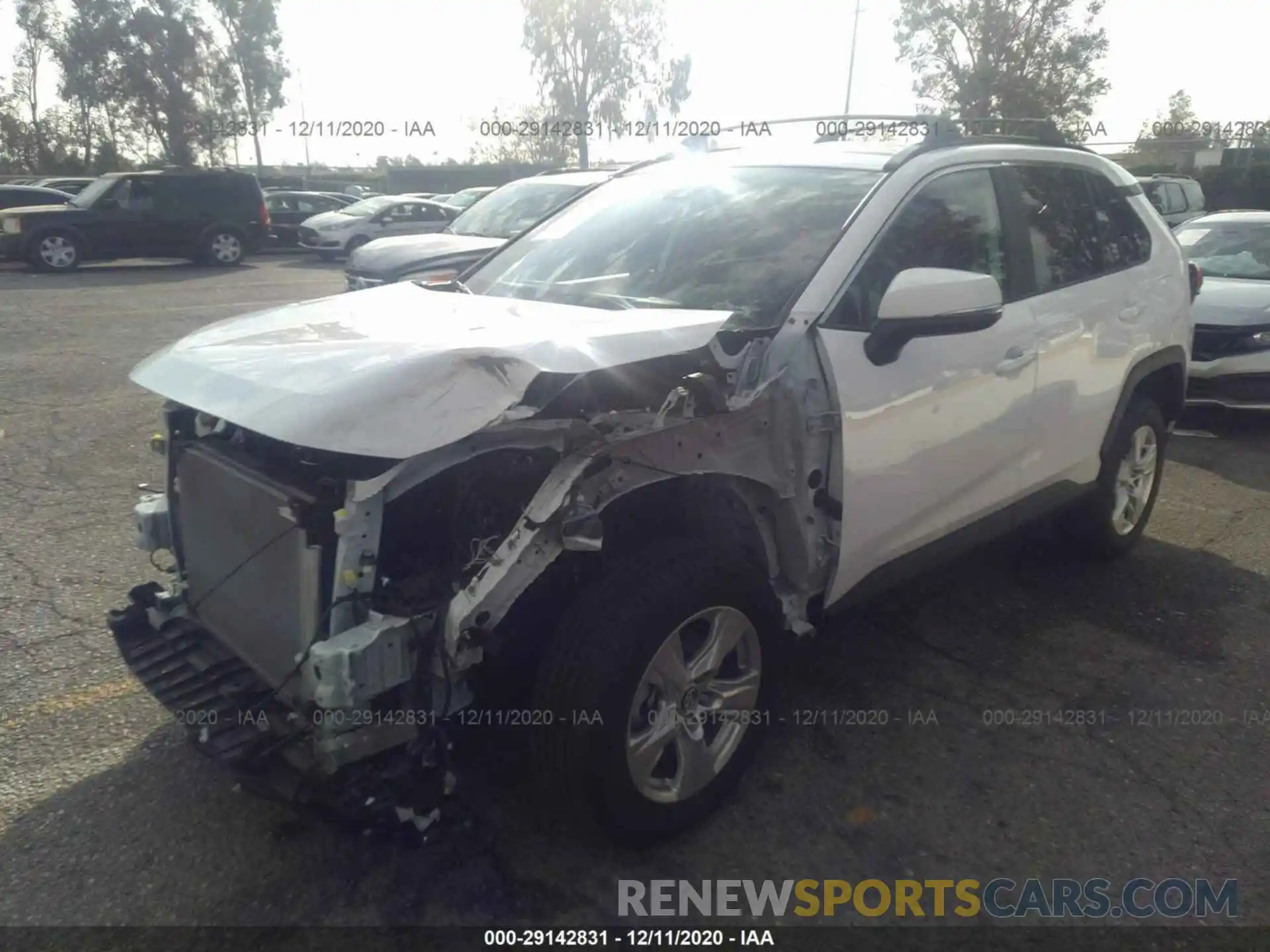 2 Photograph of a damaged car 2T3P1RFVXLC116102 TOYOTA RAV4 2020