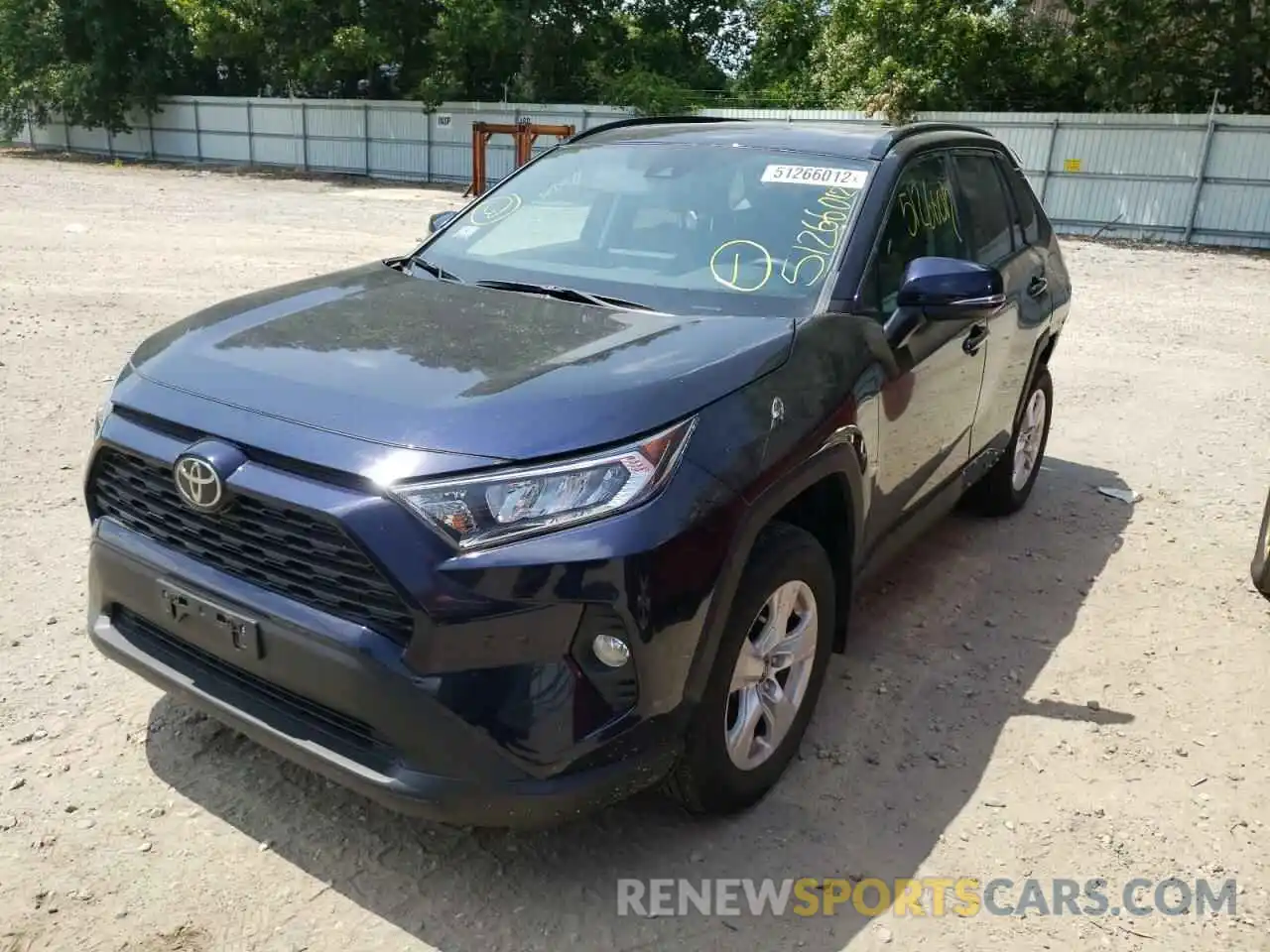 2 Фотография поврежденного автомобиля 2T3P1RFVXLC125544 TOYOTA RAV4 2020