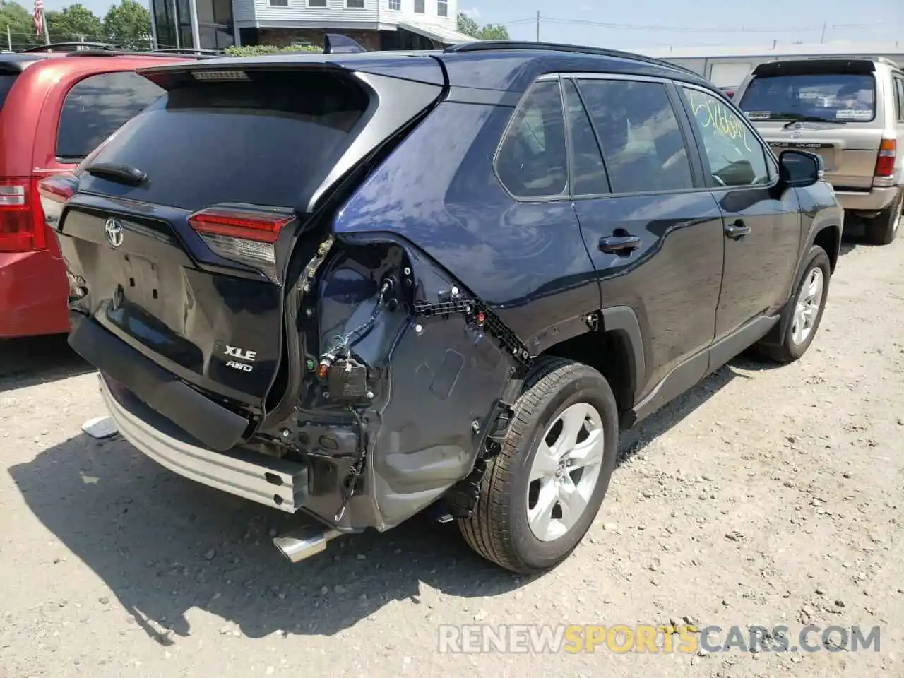 4 Фотография поврежденного автомобиля 2T3P1RFVXLC125544 TOYOTA RAV4 2020