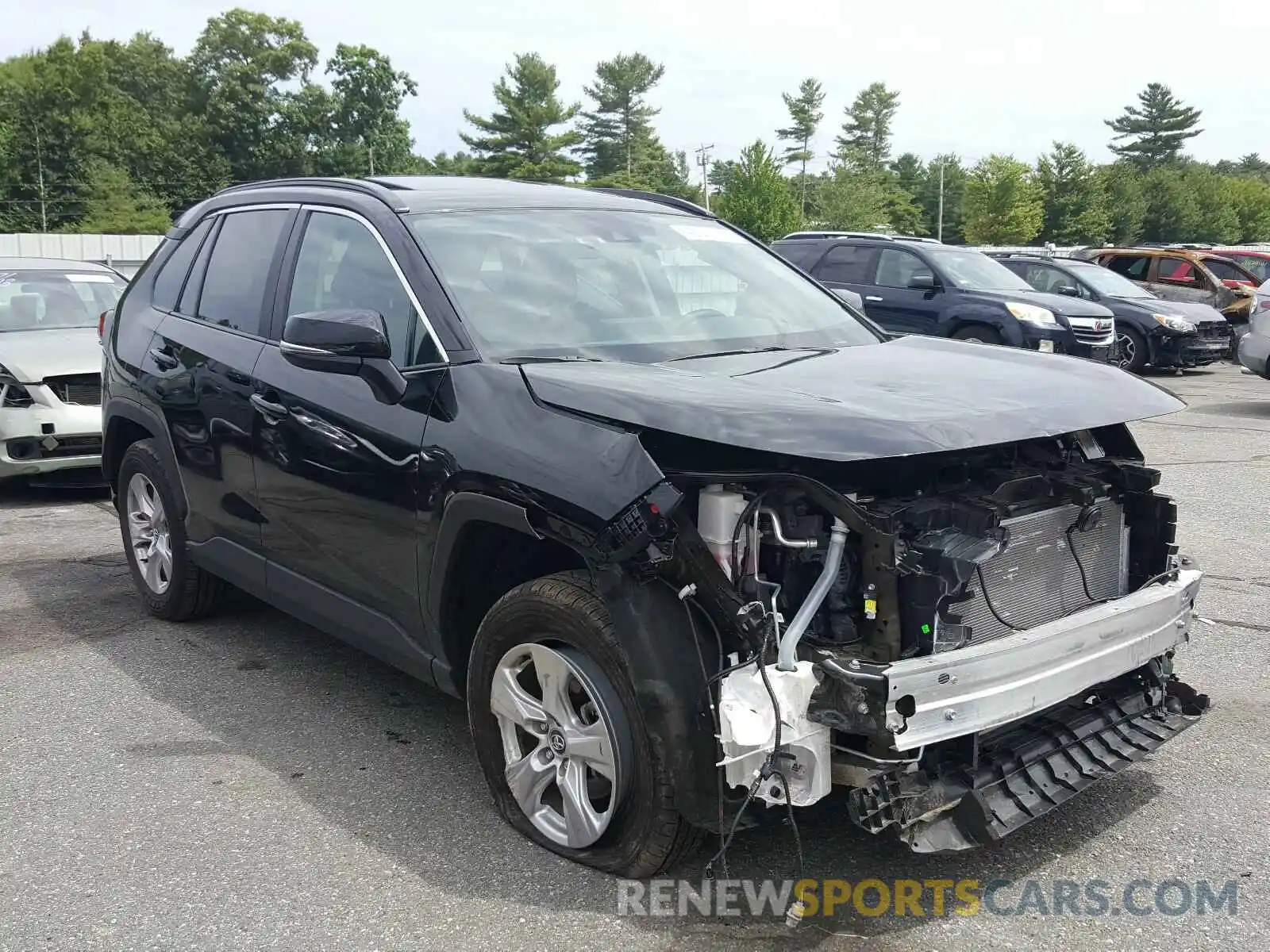 1 Photograph of a damaged car 2T3P1RFVXLW087425 TOYOTA RAV4 2020