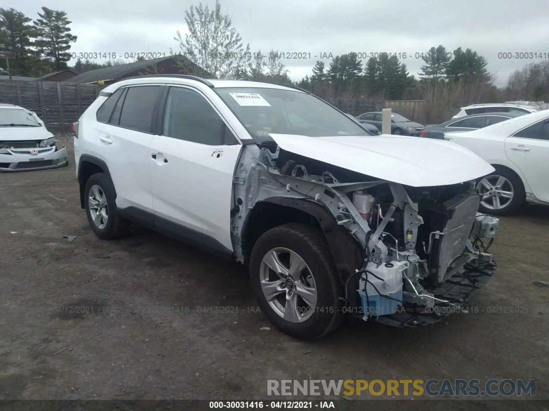 1 Photograph of a damaged car 2T3P1RFVXLW094682 TOYOTA RAV4 2020