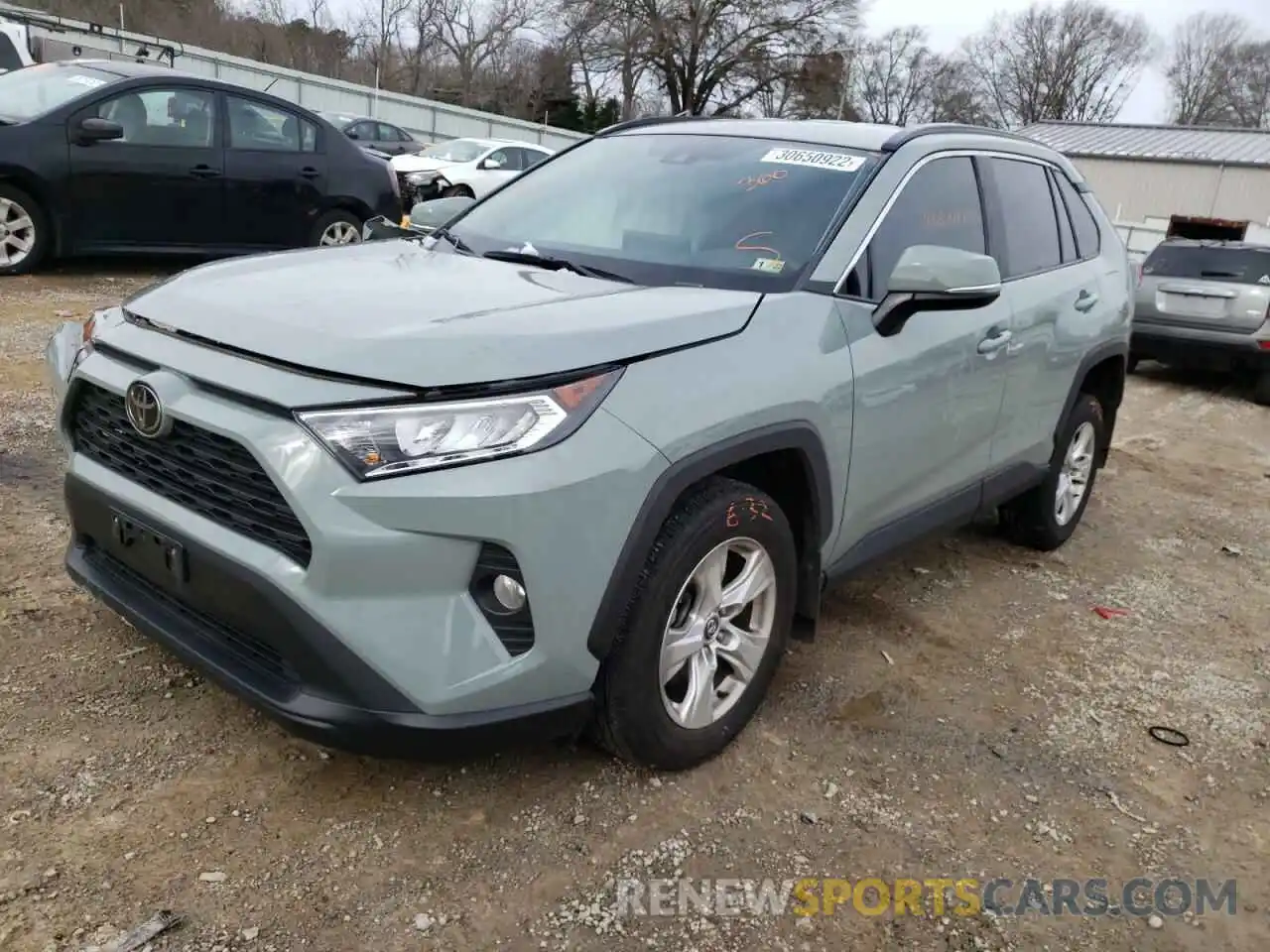 2 Фотография поврежденного автомобиля 2T3P1RFVXLW100481 TOYOTA RAV4 2020