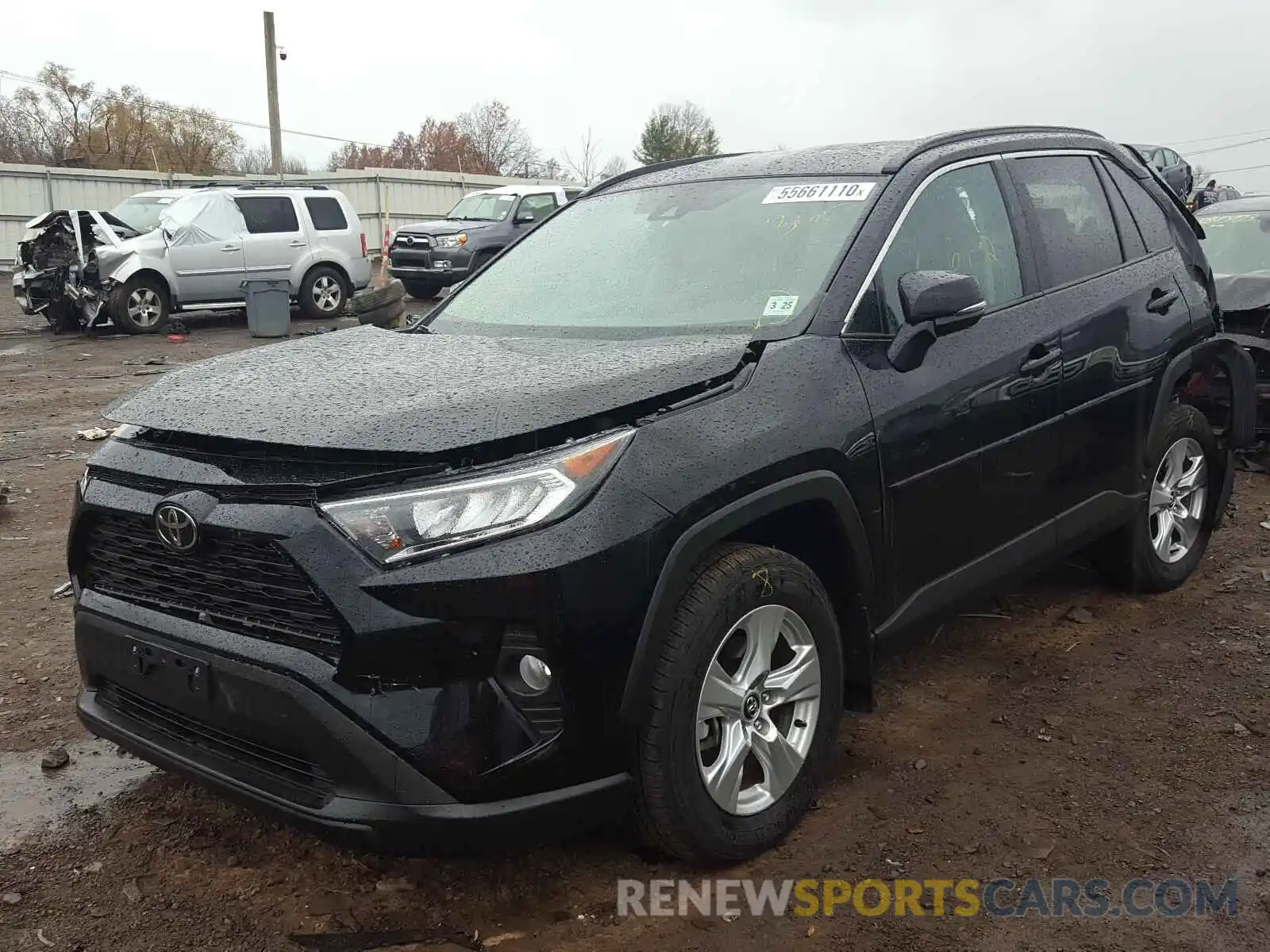 2 Photograph of a damaged car 2T3P1RFVXLW108595 TOYOTA RAV4 2020