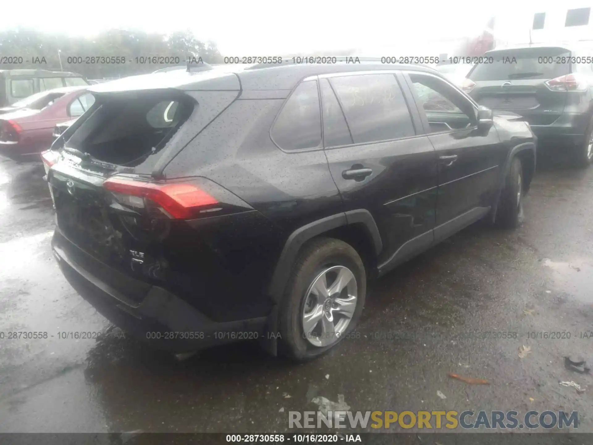 4 Photograph of a damaged car 2T3P1RFVXLW110895 TOYOTA RAV4 2020