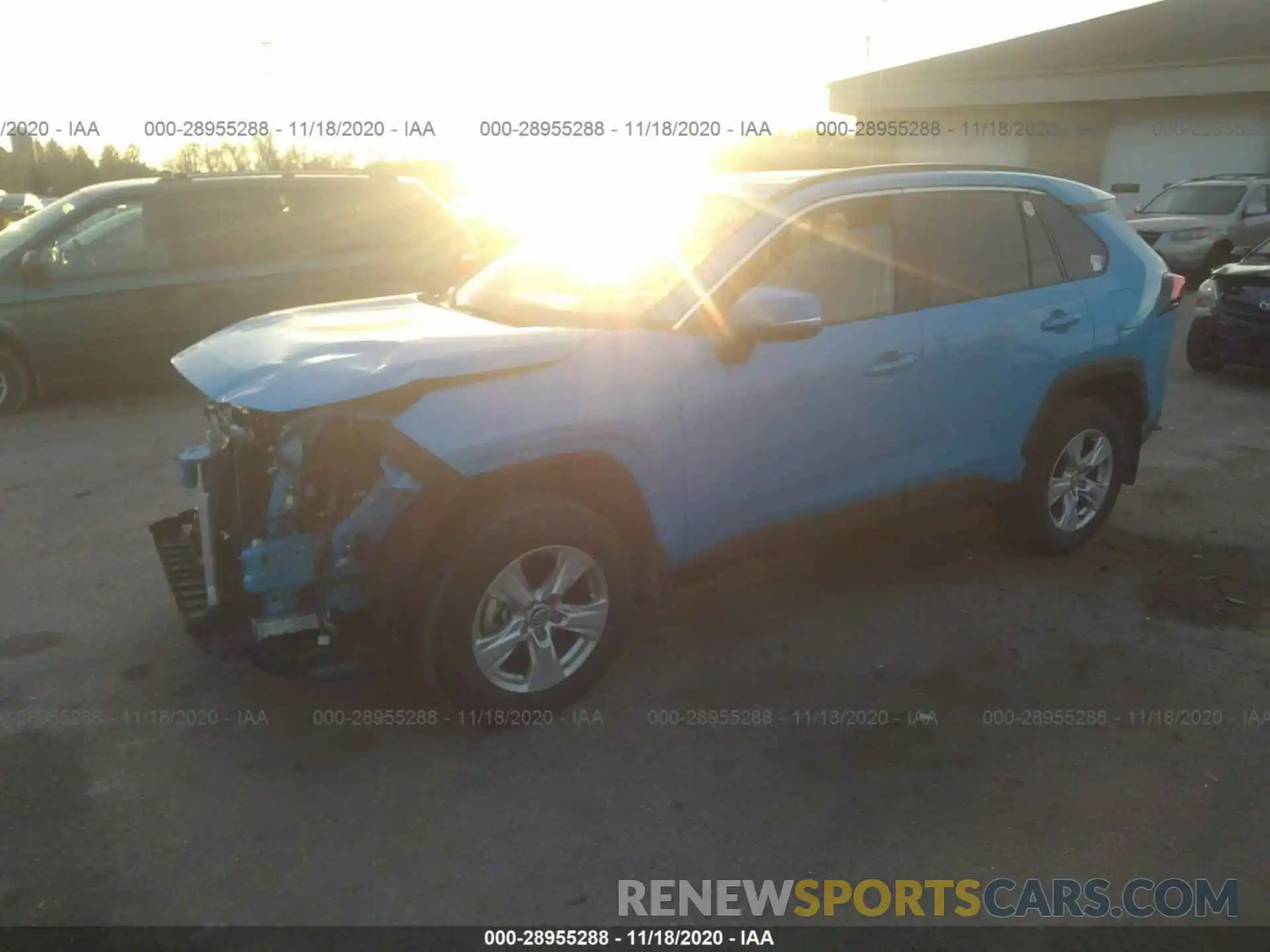 2 Фотография поврежденного автомобиля 2T3P1RFVXLW115398 TOYOTA RAV4 2020