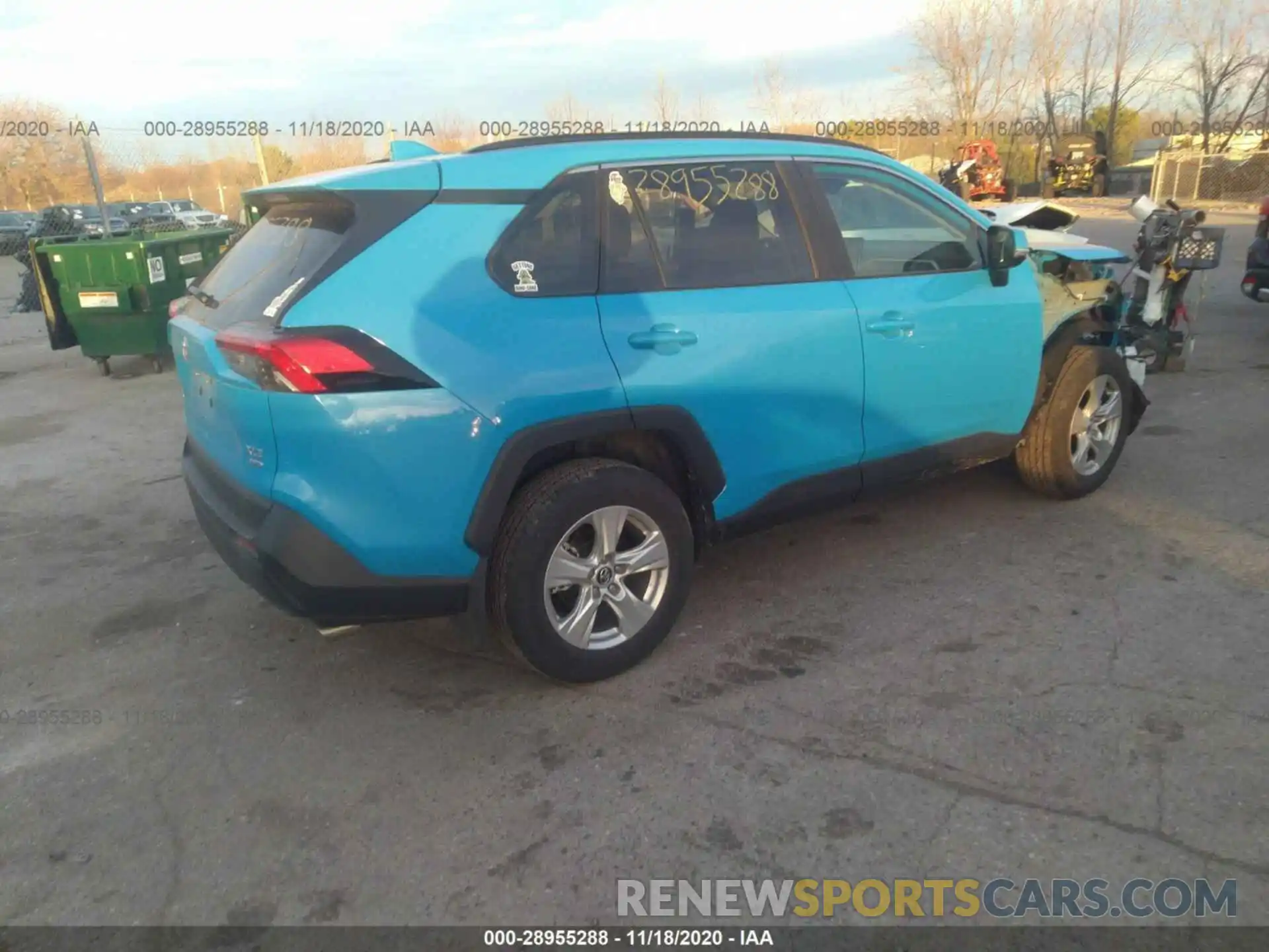 4 Фотография поврежденного автомобиля 2T3P1RFVXLW115398 TOYOTA RAV4 2020