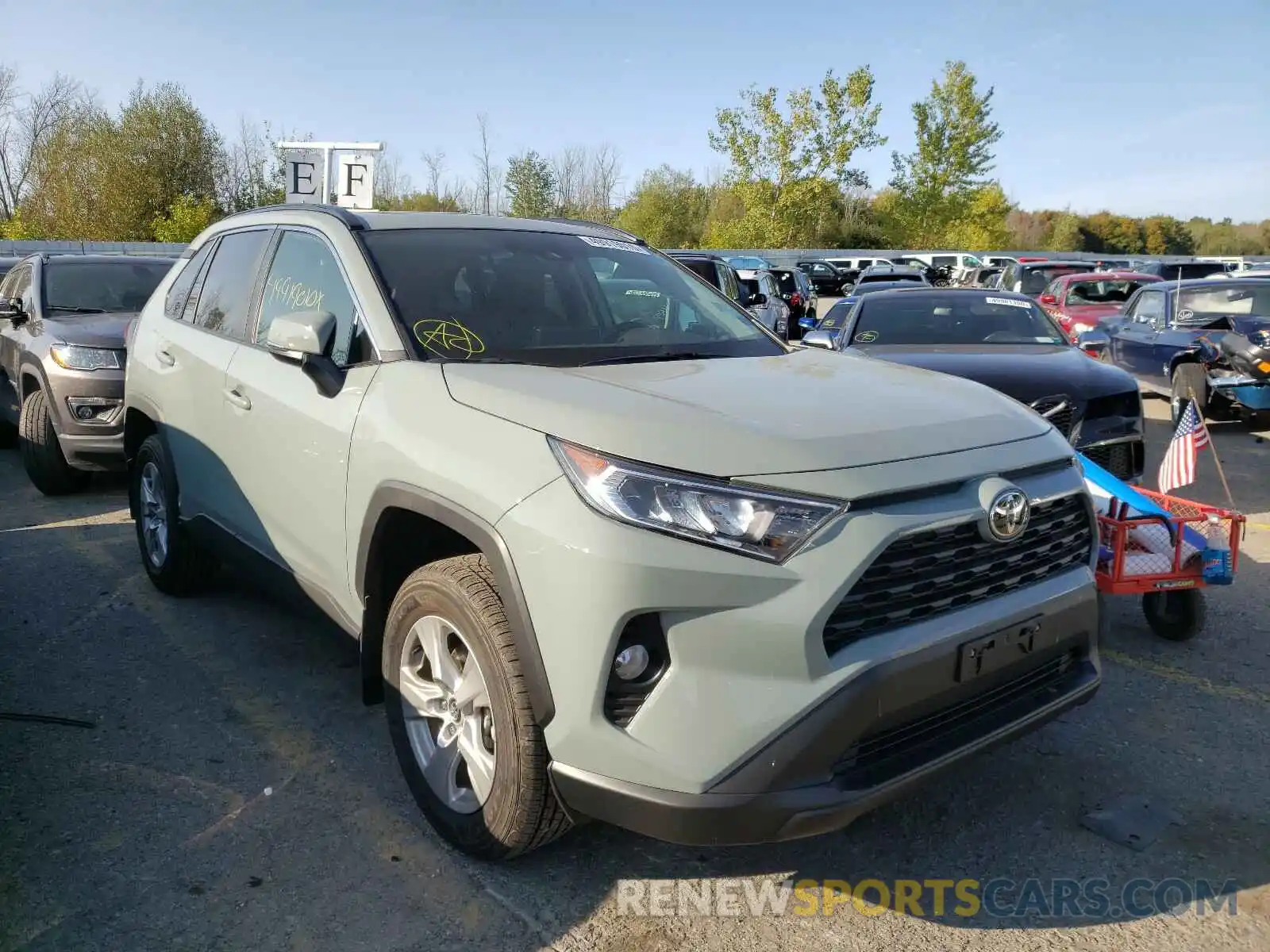 1 Фотография поврежденного автомобиля 2T3P1RFVXLW116552 TOYOTA RAV4 2020