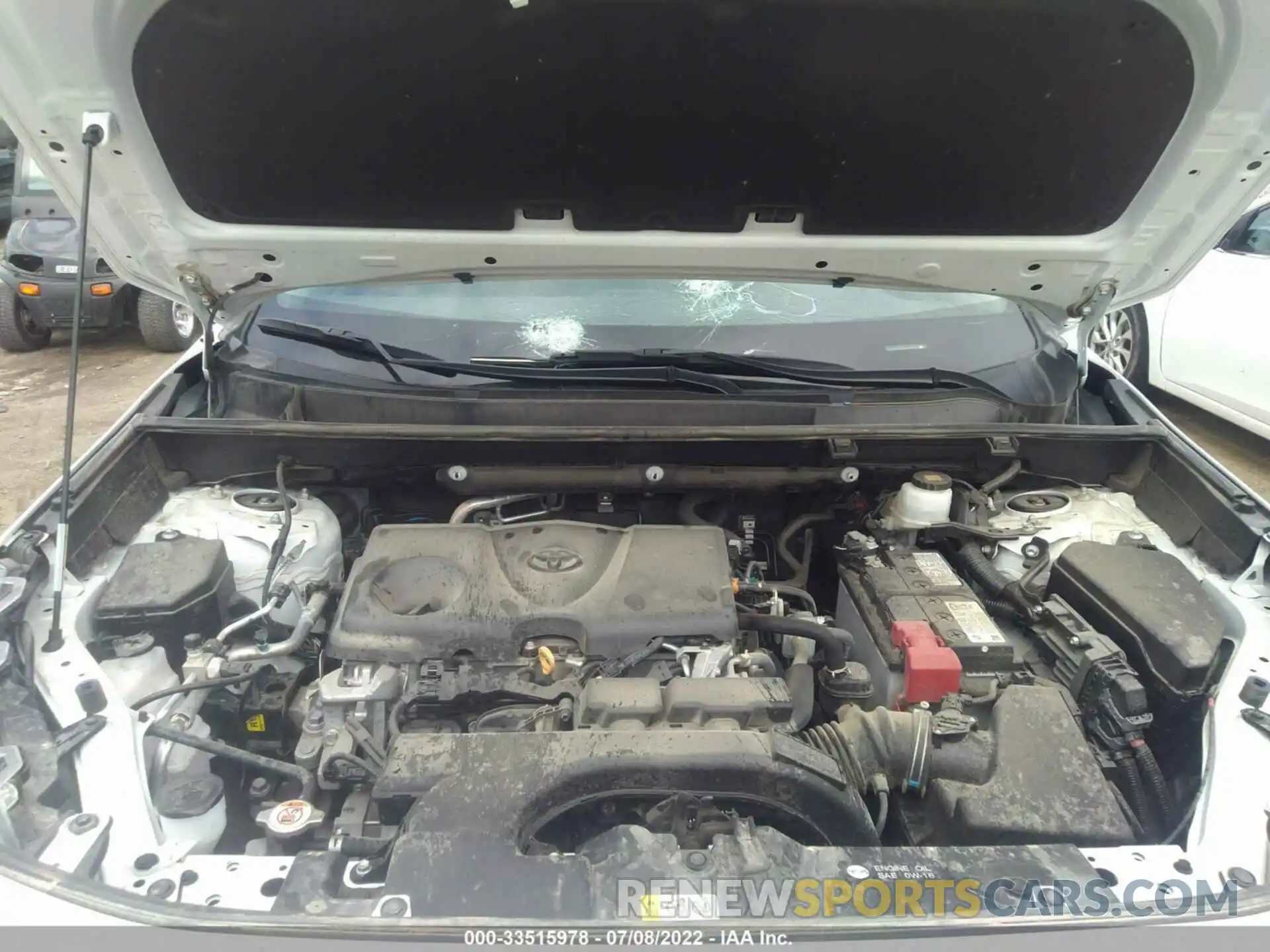 10 Фотография поврежденного автомобиля 2T3P1RFVXLW125672 TOYOTA RAV4 2020