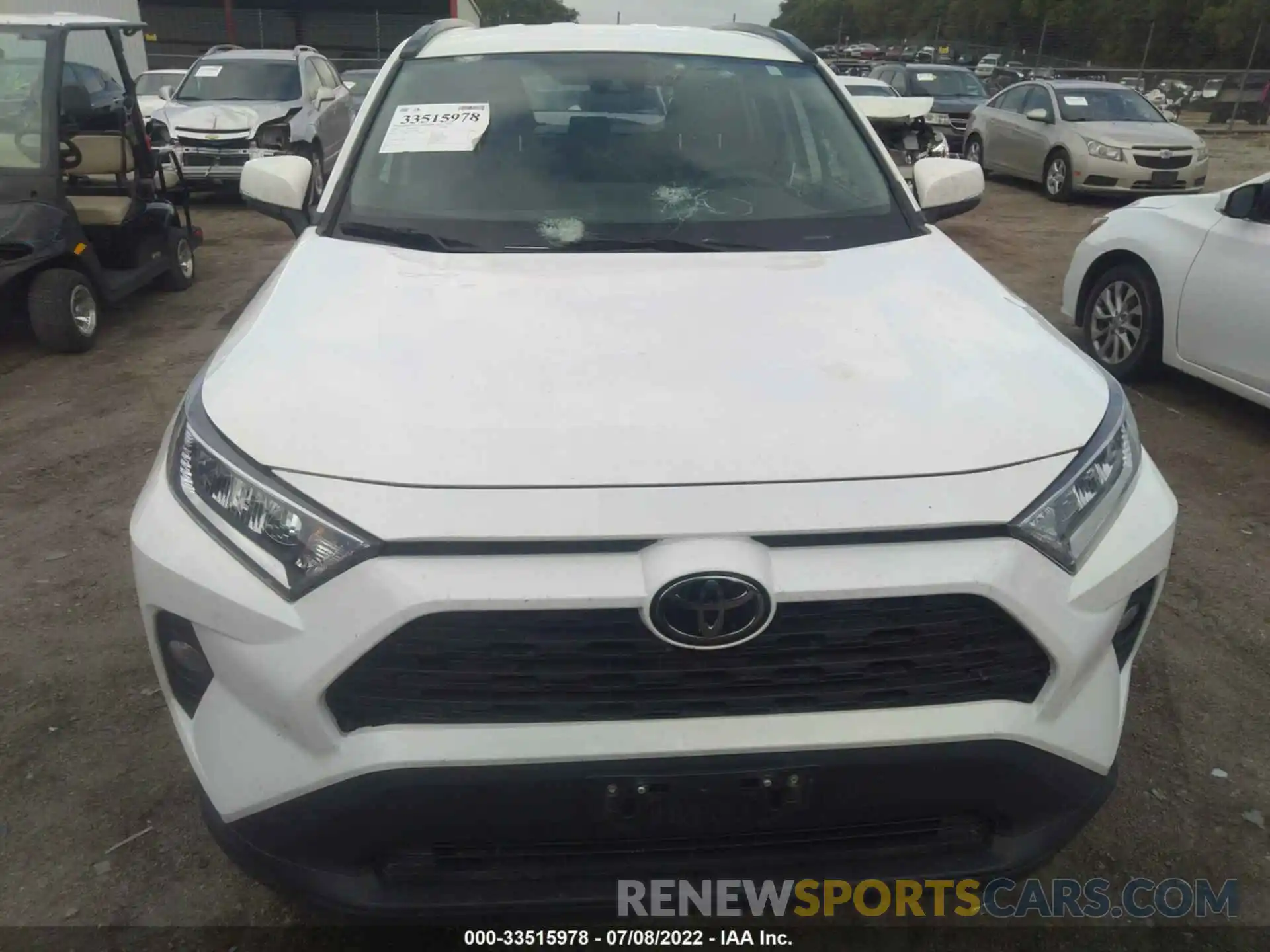 6 Фотография поврежденного автомобиля 2T3P1RFVXLW125672 TOYOTA RAV4 2020