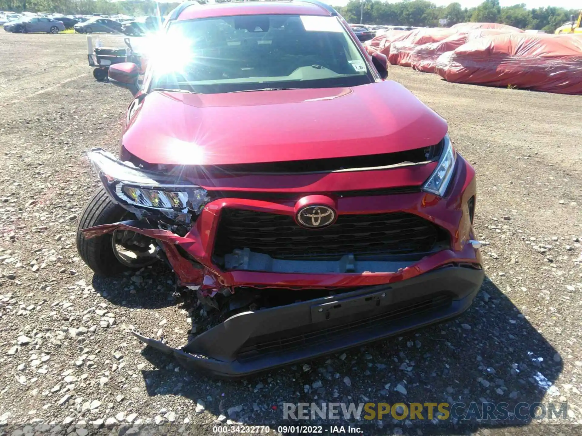 6 Photograph of a damaged car 2T3P1RFVXLW127583 TOYOTA RAV4 2020