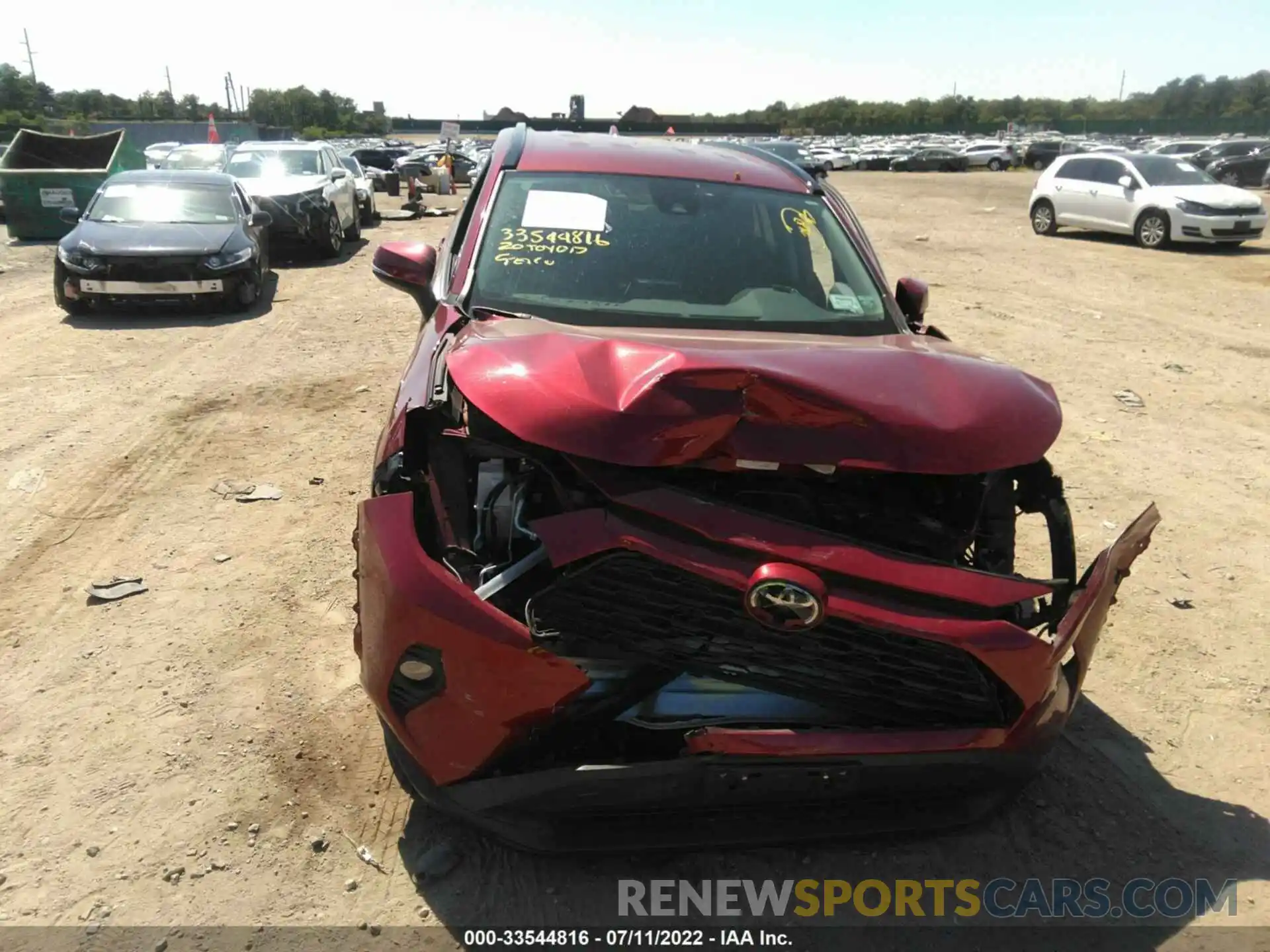 6 Photograph of a damaged car 2T3P1RFVXLW129673 TOYOTA RAV4 2020