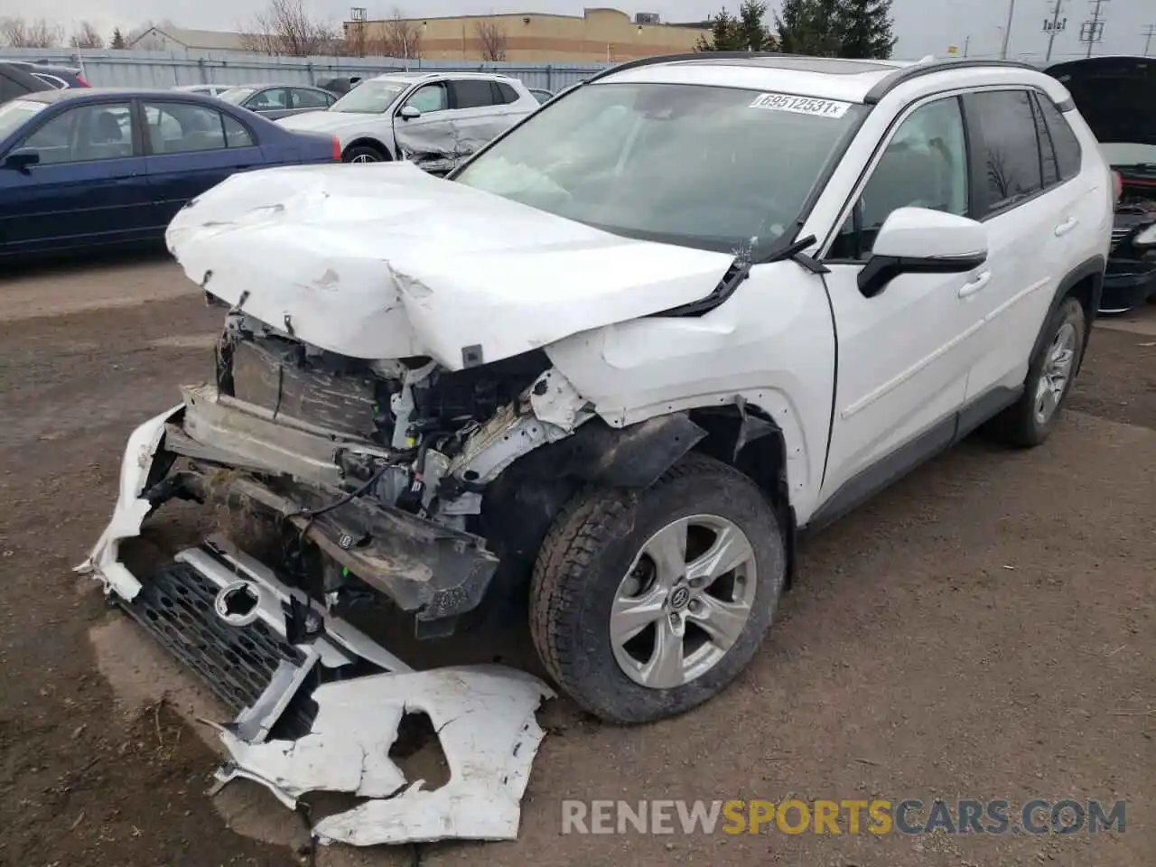 2 Photograph of a damaged car 2T3R1RFV0LC094295 TOYOTA RAV4 2020