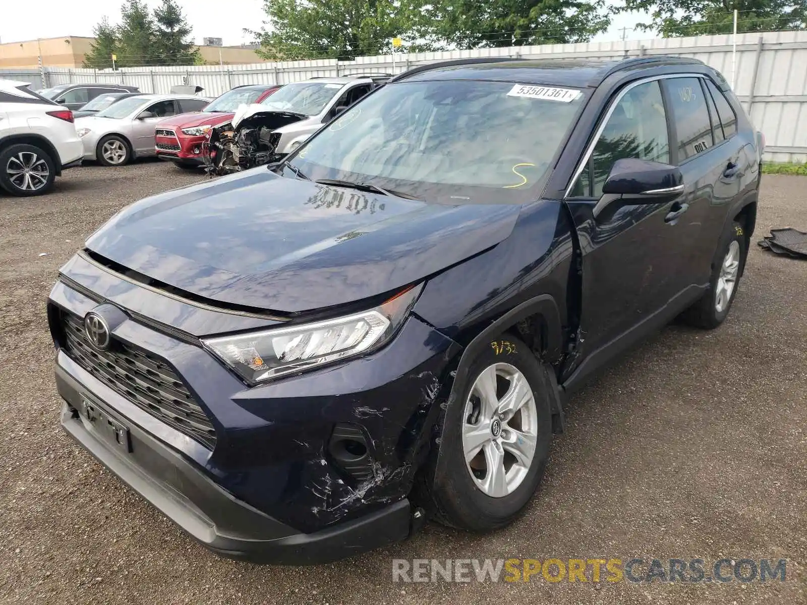 2 Photograph of a damaged car 2T3R1RFV0LC099335 TOYOTA RAV4 2020