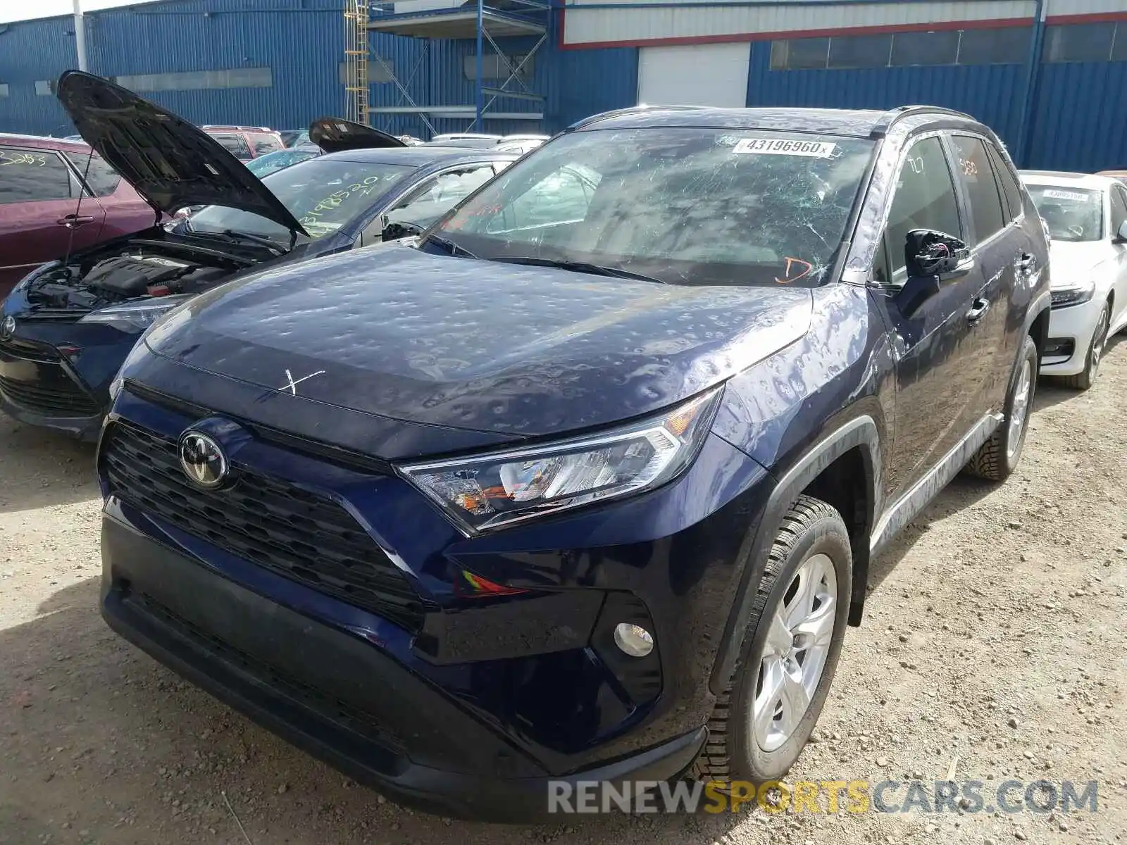 2 Photograph of a damaged car 2T3R1RFV2LW086682 TOYOTA RAV4 2020