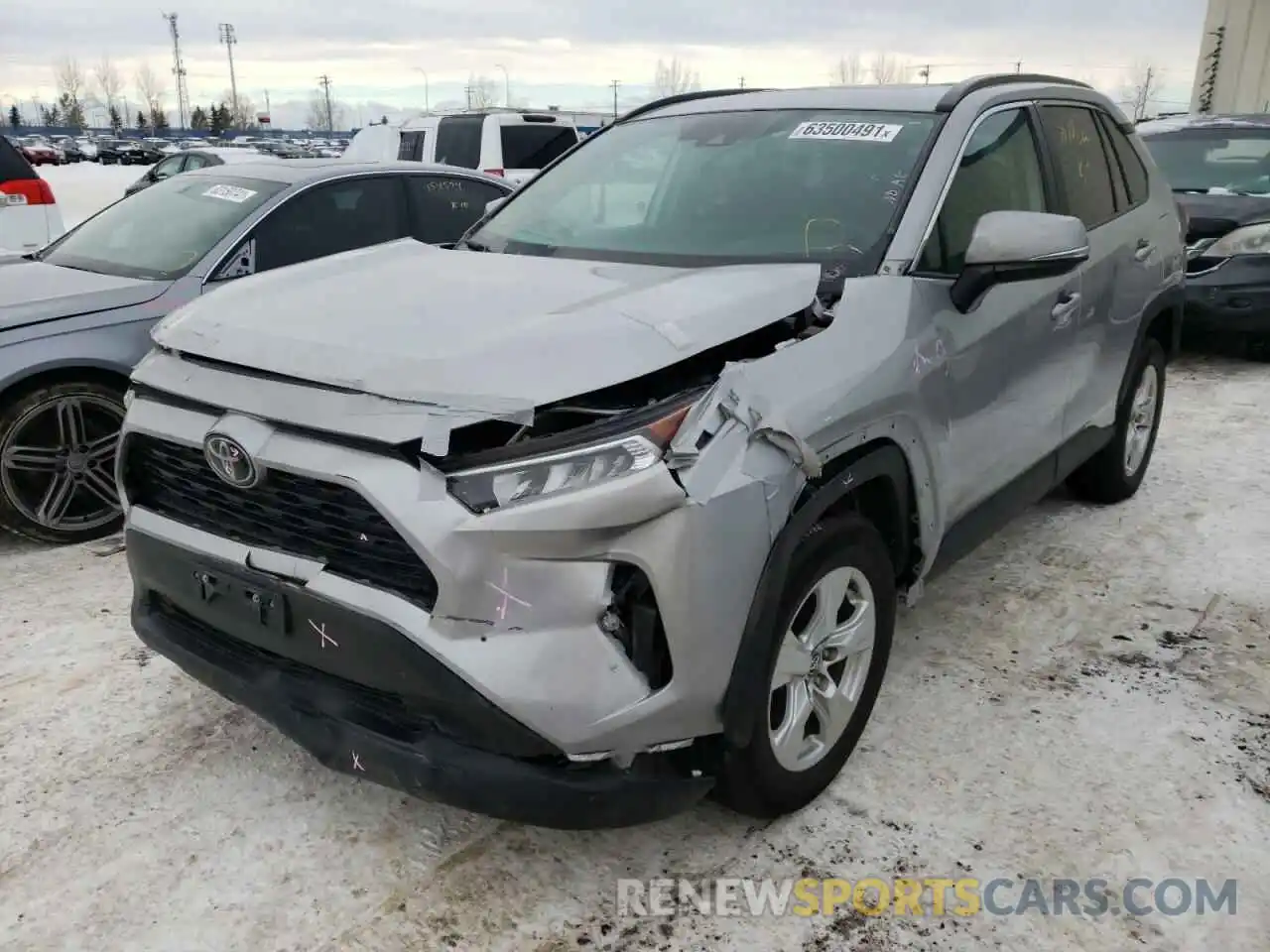 2 Photograph of a damaged car 2T3R1RFV4LC067018 TOYOTA RAV4 2020