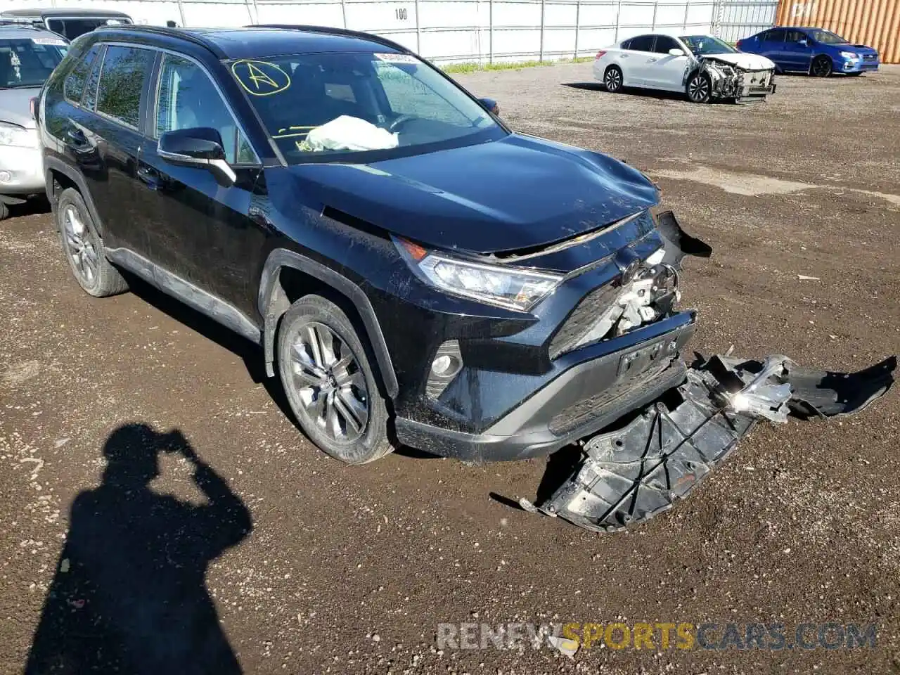 1 Photograph of a damaged car 2T3R1RFV7LC073248 TOYOTA RAV4 2020