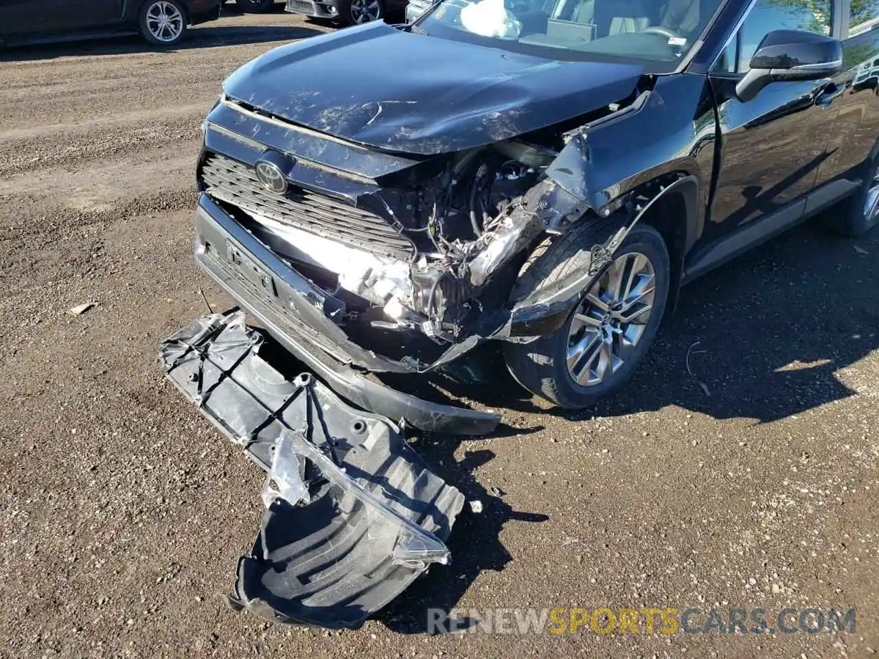 9 Photograph of a damaged car 2T3R1RFV7LC073248 TOYOTA RAV4 2020