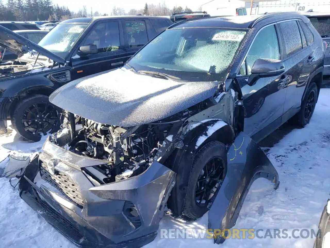 2 Photograph of a damaged car 2T3R1RFV8LC105530 TOYOTA RAV4 2020